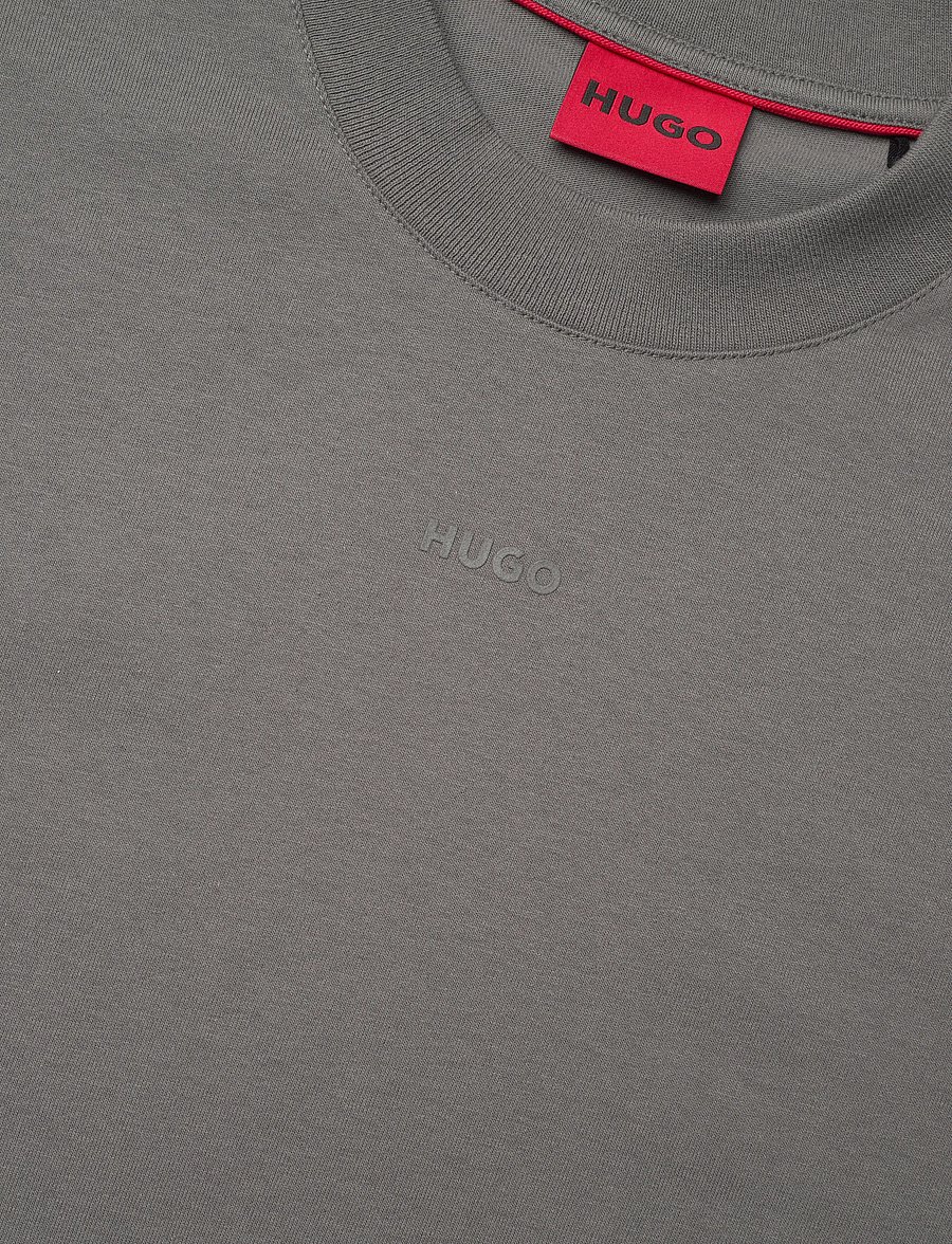 HUGO - Dapolino - kortærmede t-shirts - dark grey - 5