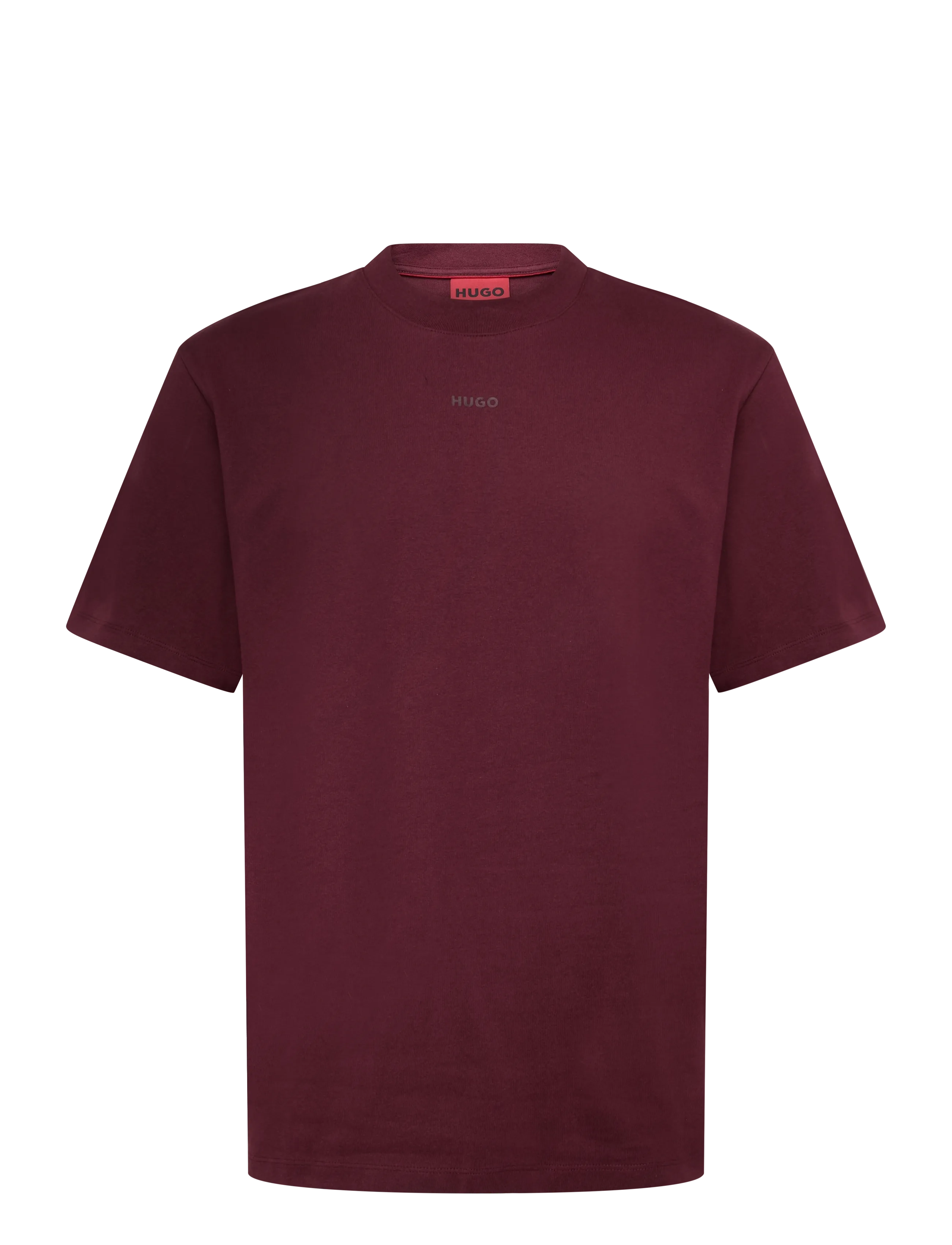 HUGO Dapolino - Marškinėliai - DARK PINK / burgundy