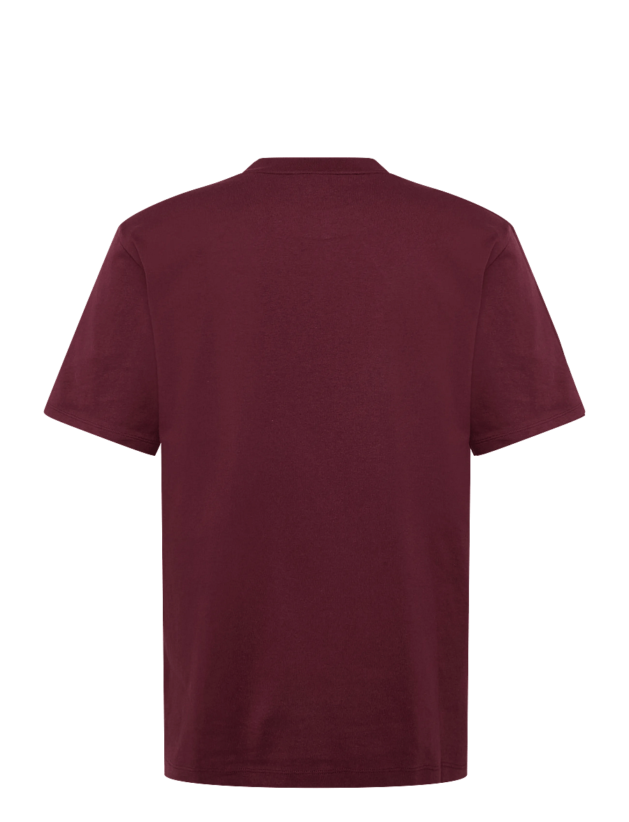 HUGO - Dapolino - kurzärmelige t-shirts - dark pink - 1