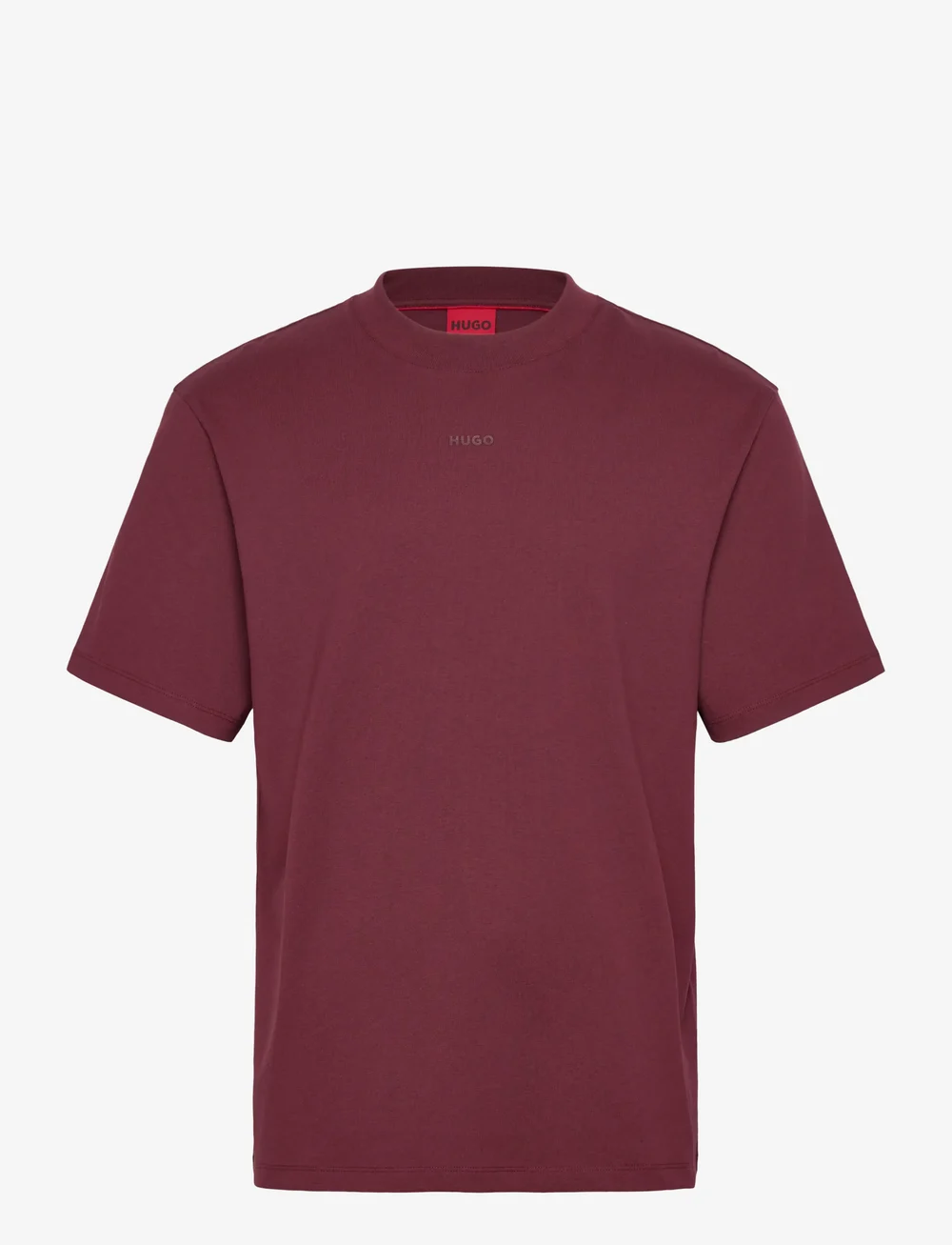 HUGO - Dapolino - short-sleeved t-shirts - dark red - 0