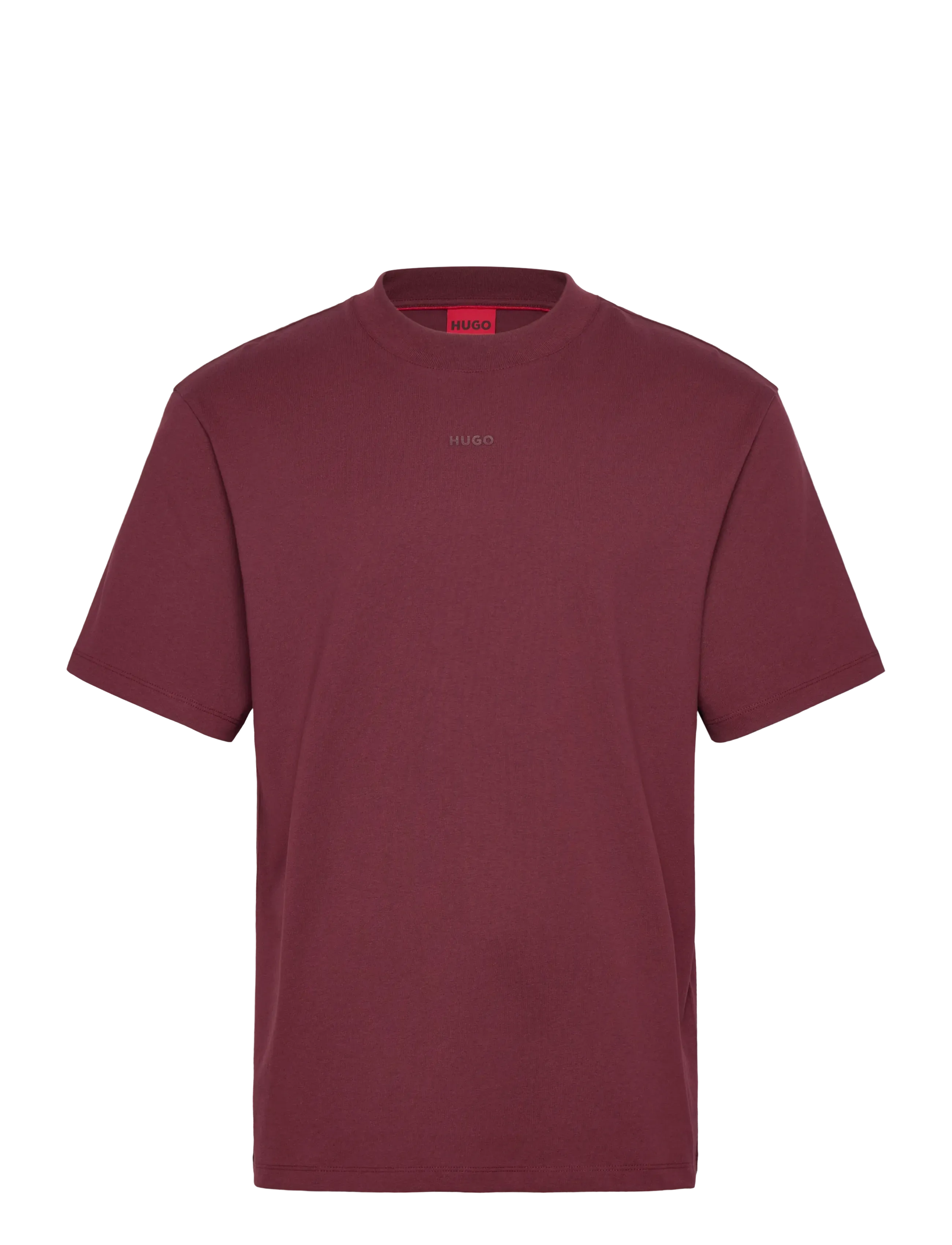 HUGO Dapolino - T-Shirts - DARK RED / burgundy