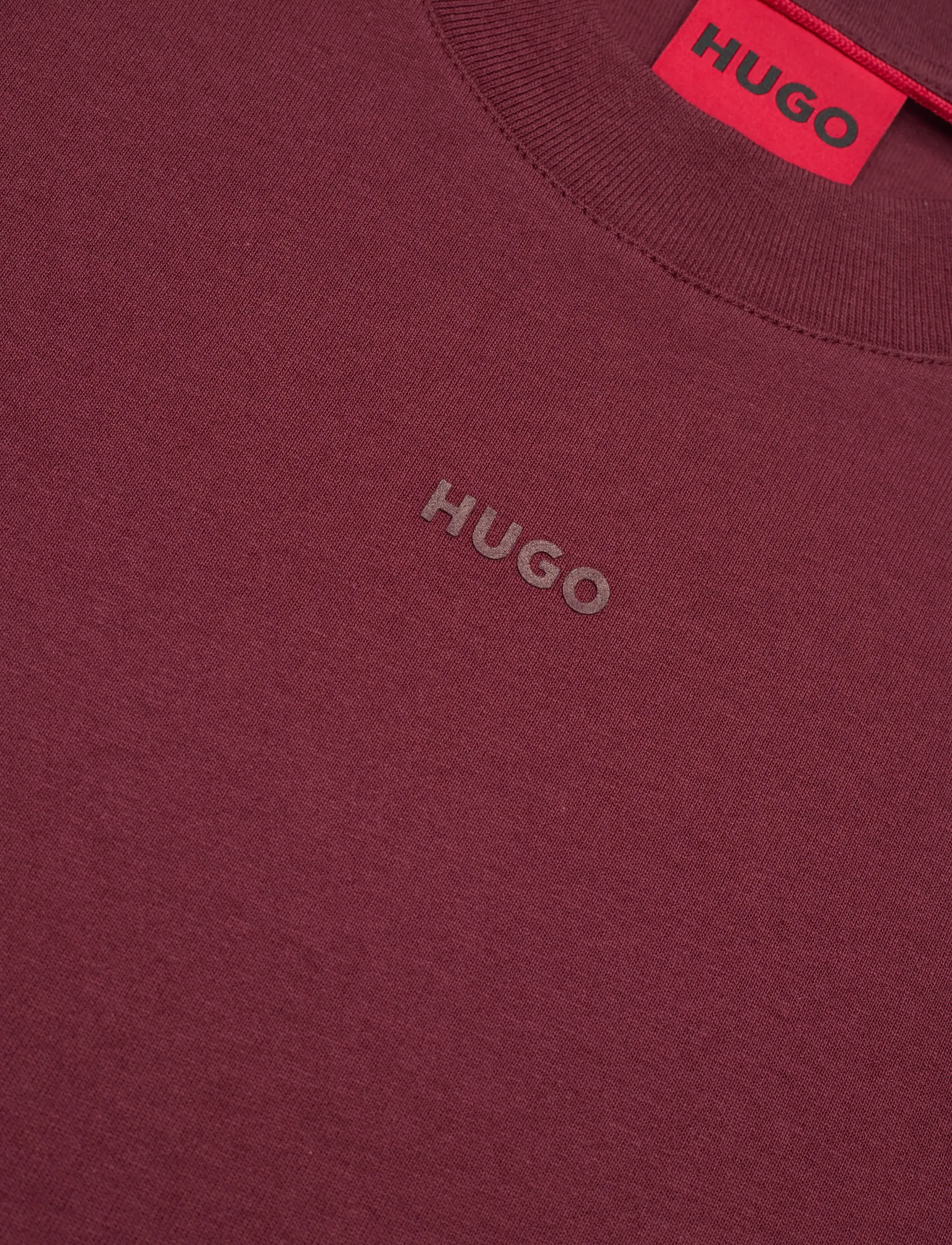 HUGO - Dapolino - kortärmade t-shirts - dark red - 2