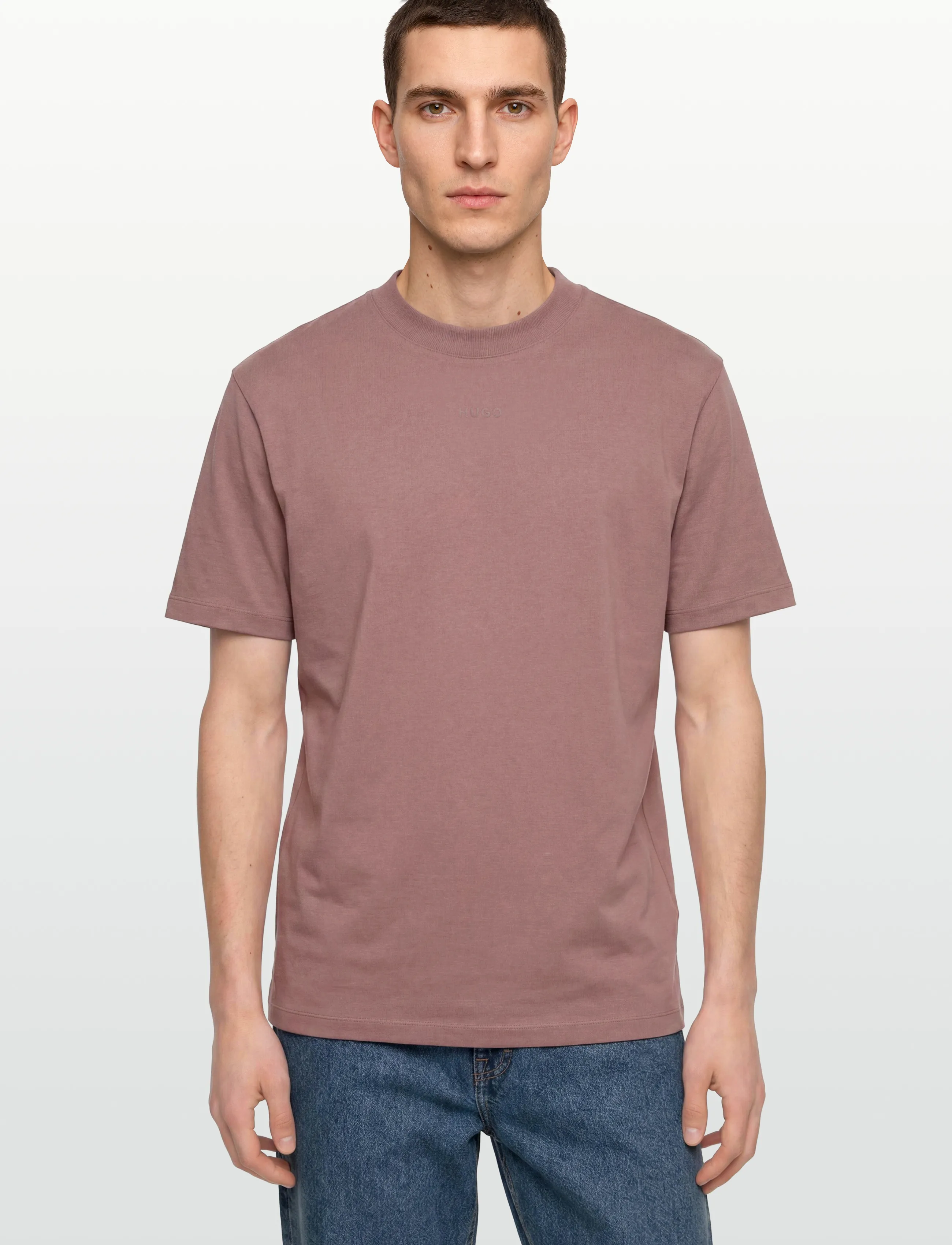 HUGO - Dapolino - basic t-shirts - light/pastel brown - 4