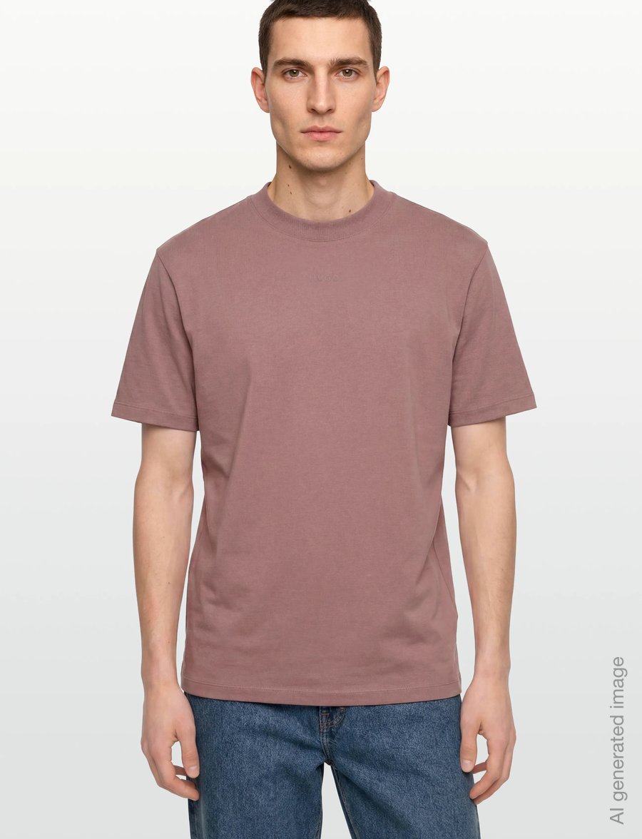 HUGO - Dapolino - lühikeste varrukatega t-särgid - light/pastel brown - 4
