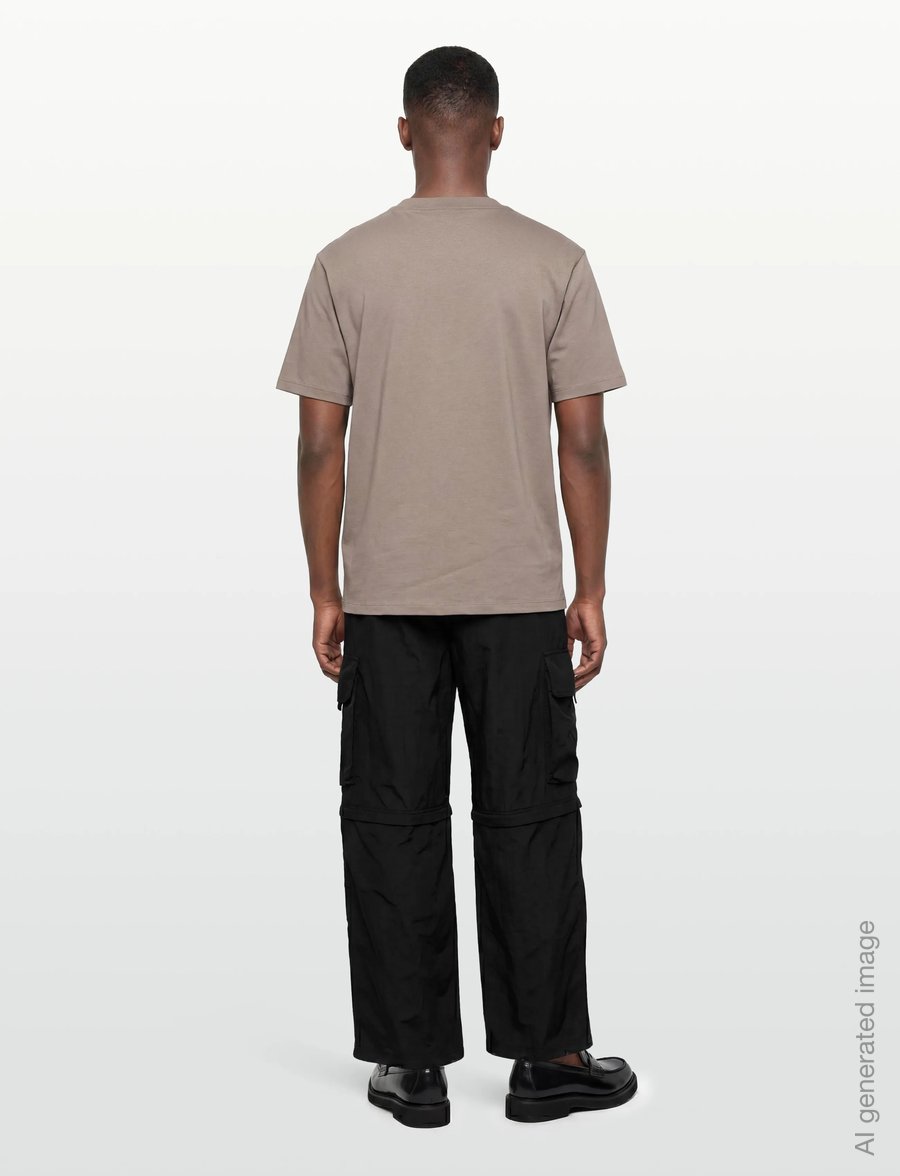 HUGO - Dapolino - short-sleeved t-shirts - light/pastel brown - 4