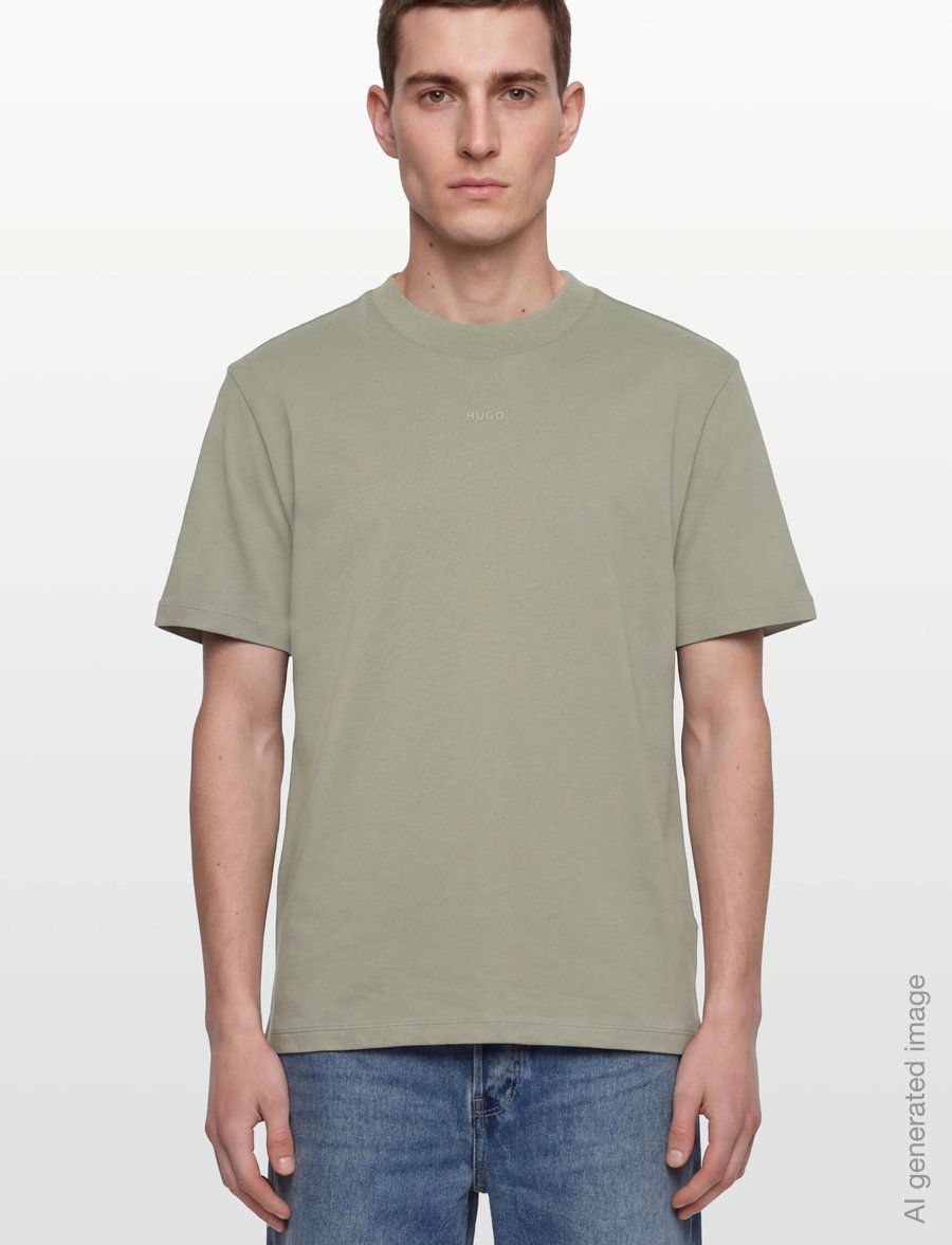 HUGO - Dapolino - lühikeste varrukatega t-särgid - light/pastel green - 3