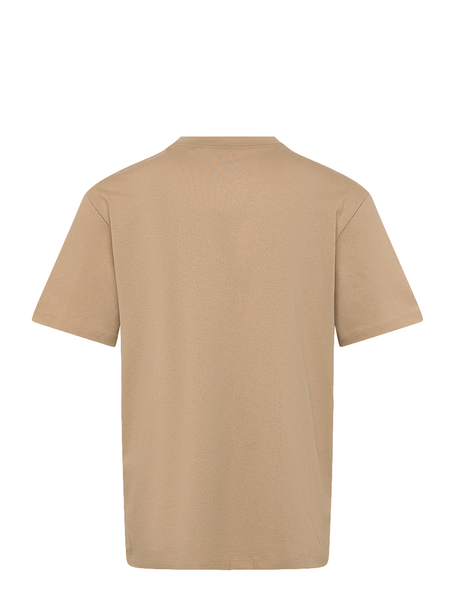 HUGO - Dapolino - lühikeste varrukatega t-särgid - medium beige - 2