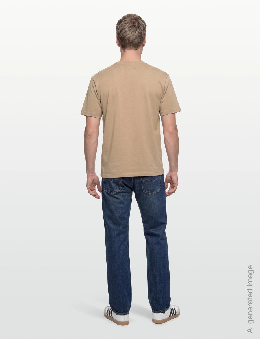 HUGO - Dapolino - lühikeste varrukatega t-särgid - medium beige - 4