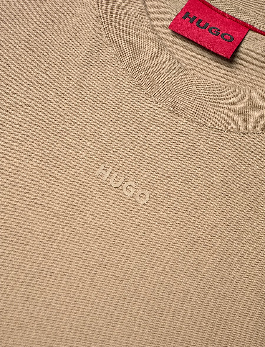 HUGO - Dapolino - lühikeste varrukatega t-särgid - medium beige - 5