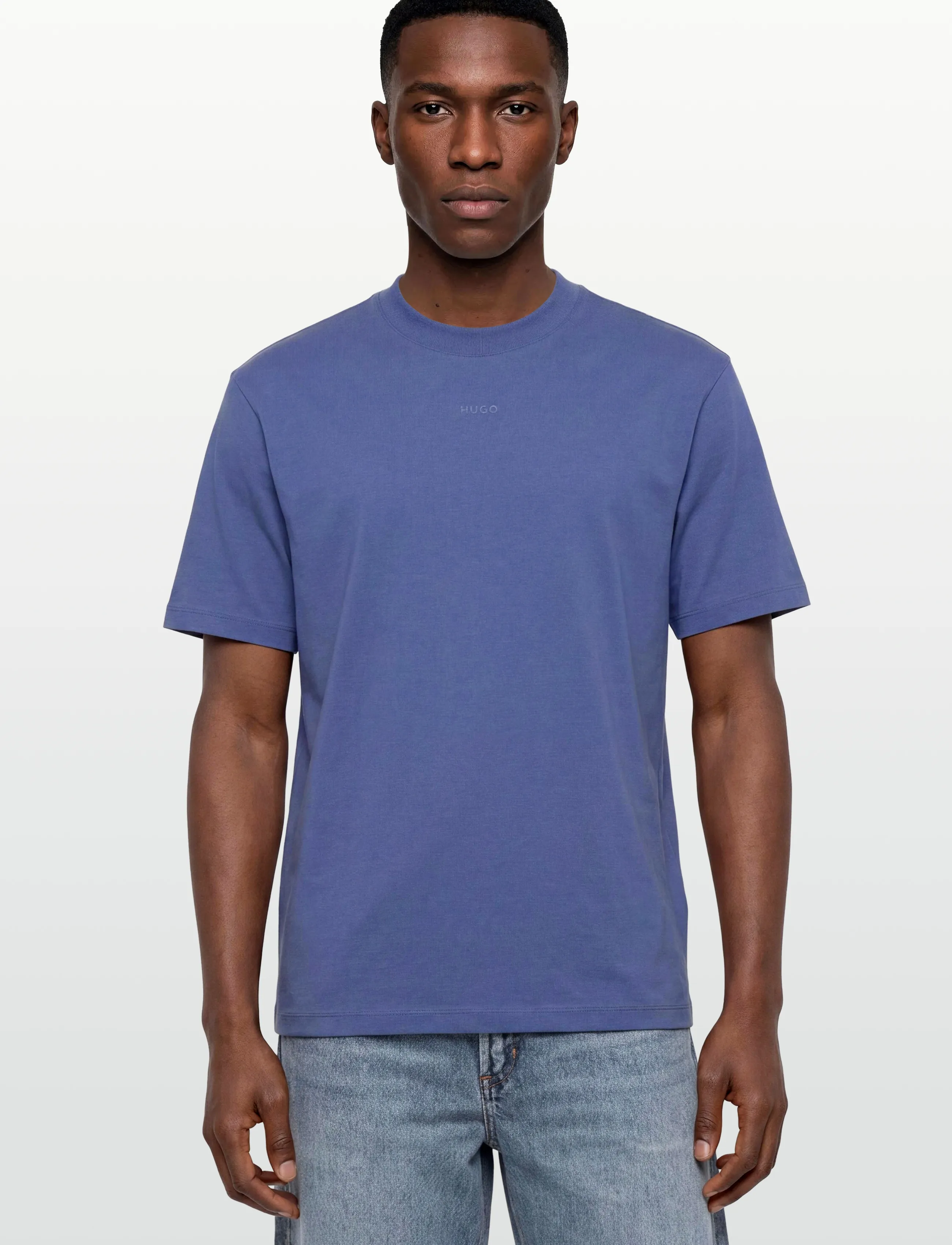 HUGO - Dapolino - basic t-shirts - medium blue - 3