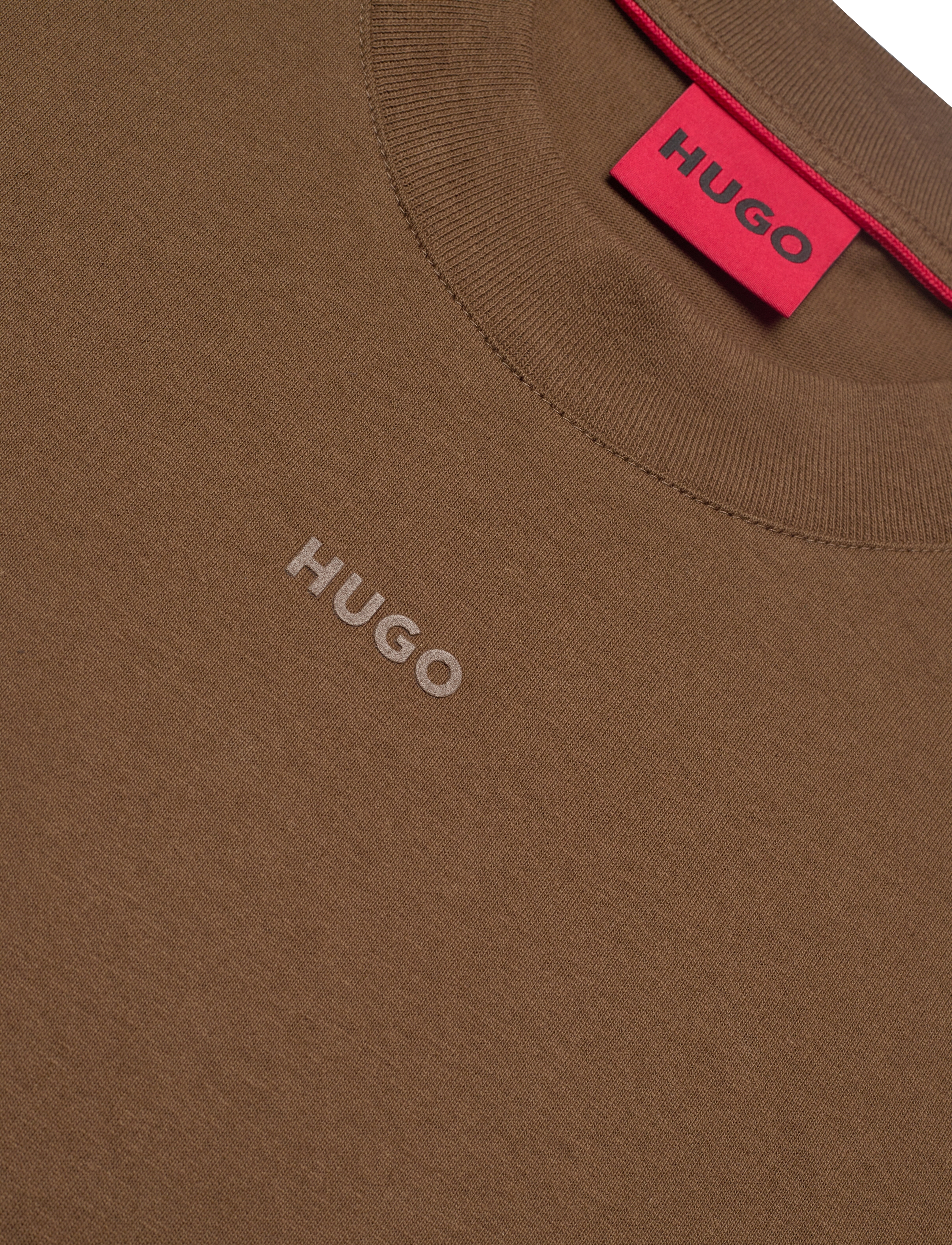 HUGO - Dapolino - basic t-shirts - medium brown - 2