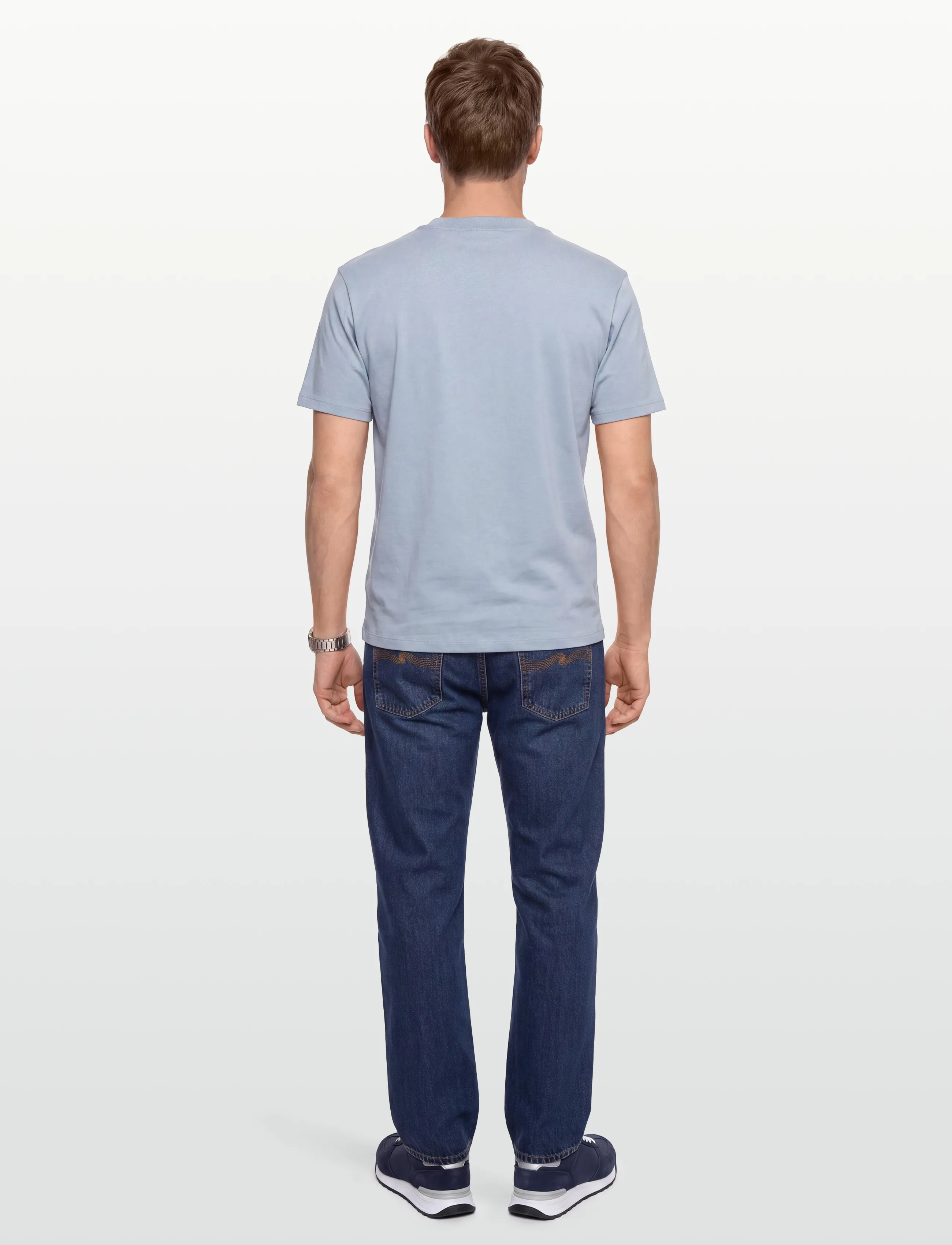 HUGO - Dapolino - kurzärmelige t-shirts - open blue - 4