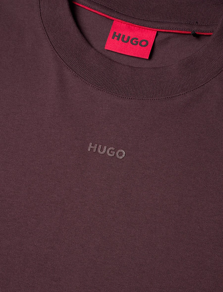 HUGO - Dapolino - lühikeste varrukatega t-särgid - open brown - 2