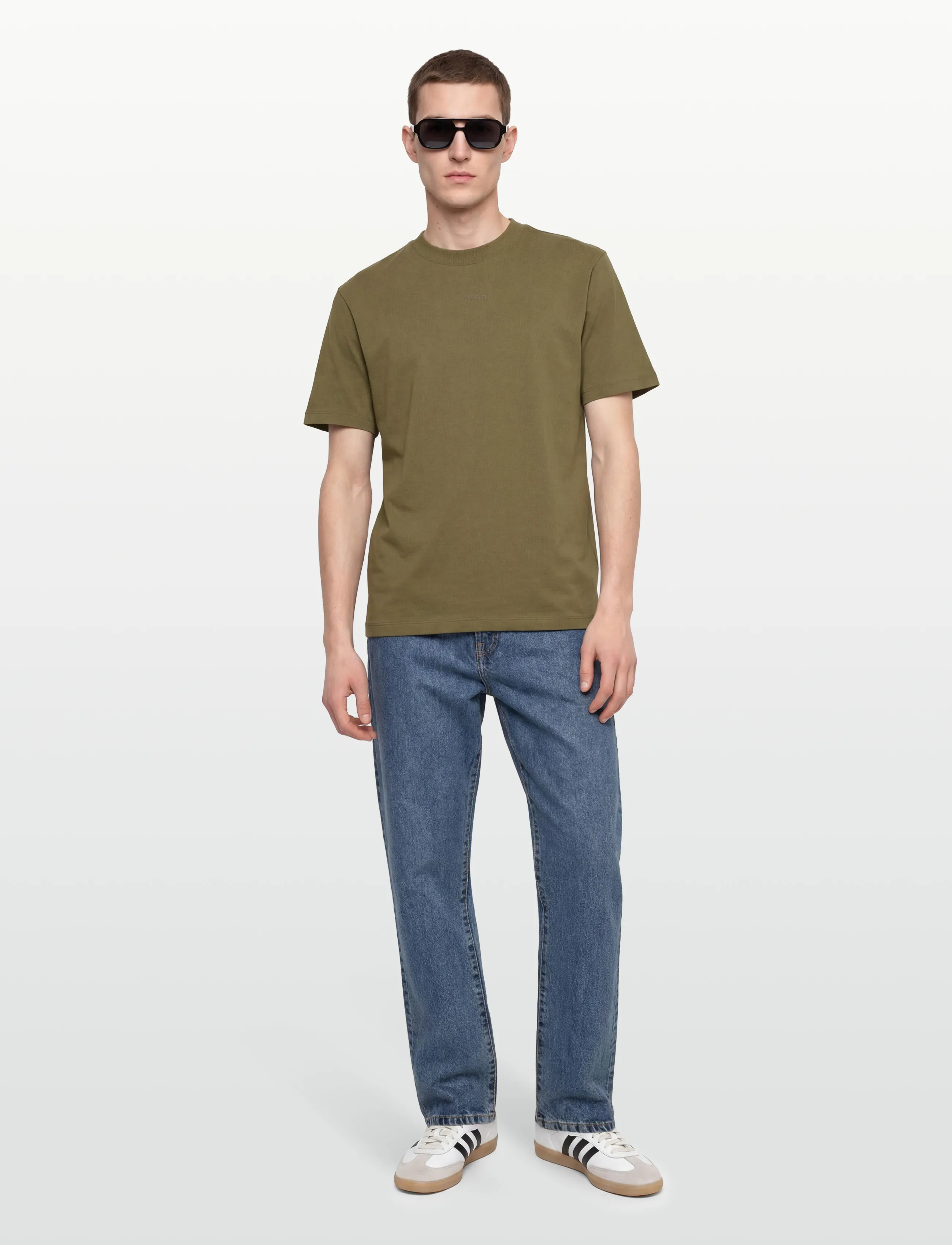 HUGO Dapolino - T-Shirts - OPEN GREEN / khaki/green