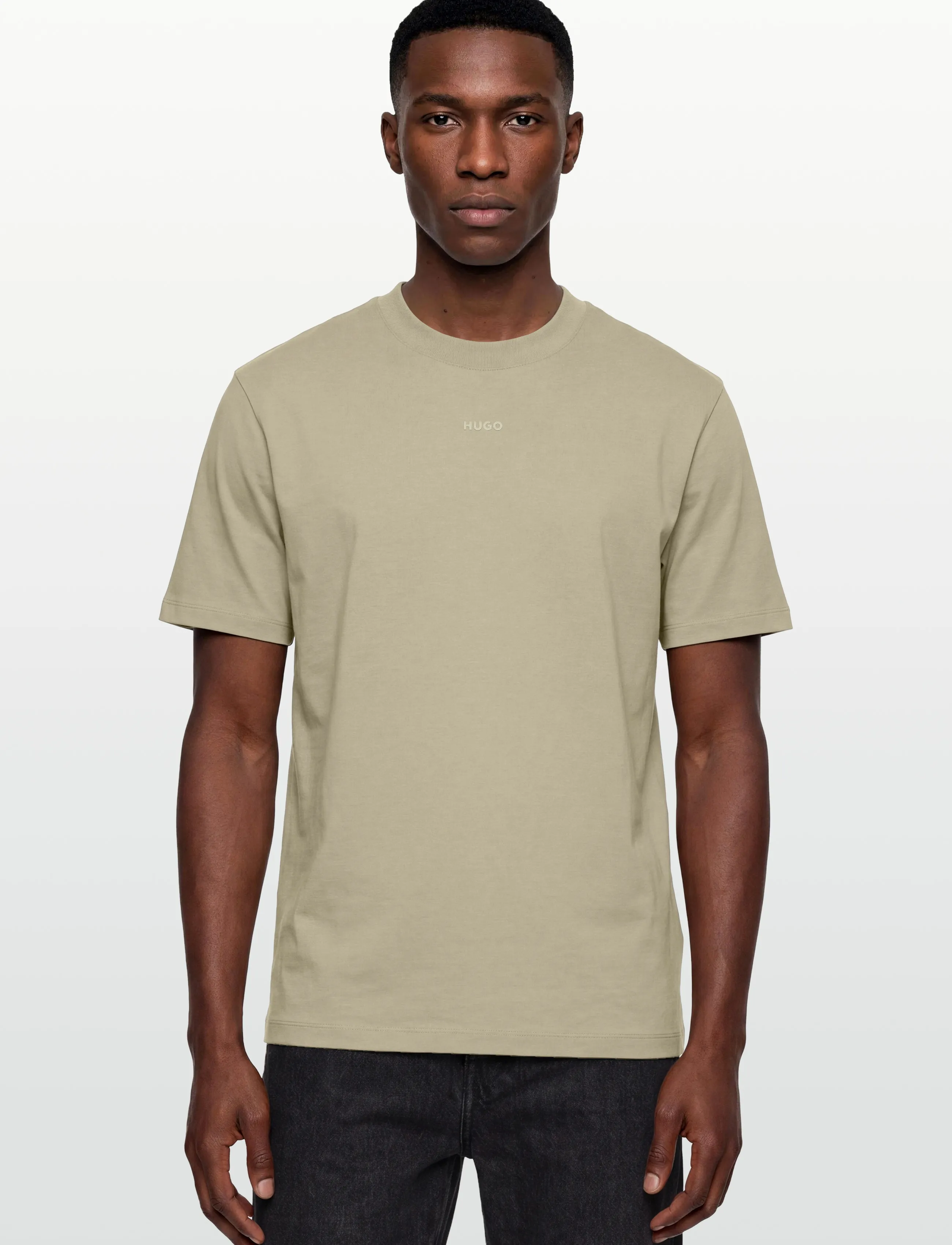 HUGO - Dapolino - kurzärmelige t-shirts - open green - 3