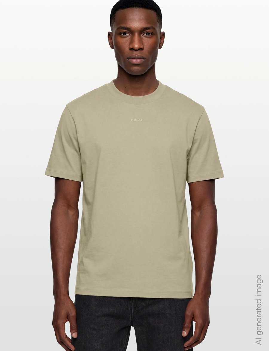 HUGO - Dapolino - kortärmade t-shirts - open green - 3