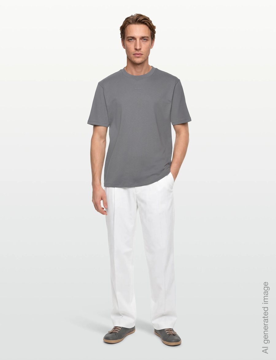 HUGO - Dapolino - kortærmede t-shirts - open grey - 0