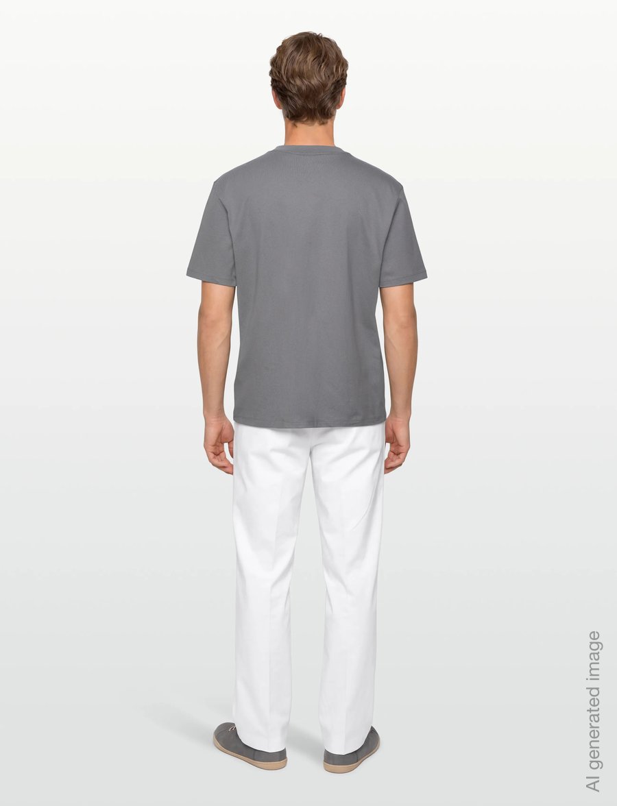 HUGO - Dapolino - kortærmede t-shirts - open grey - 4
