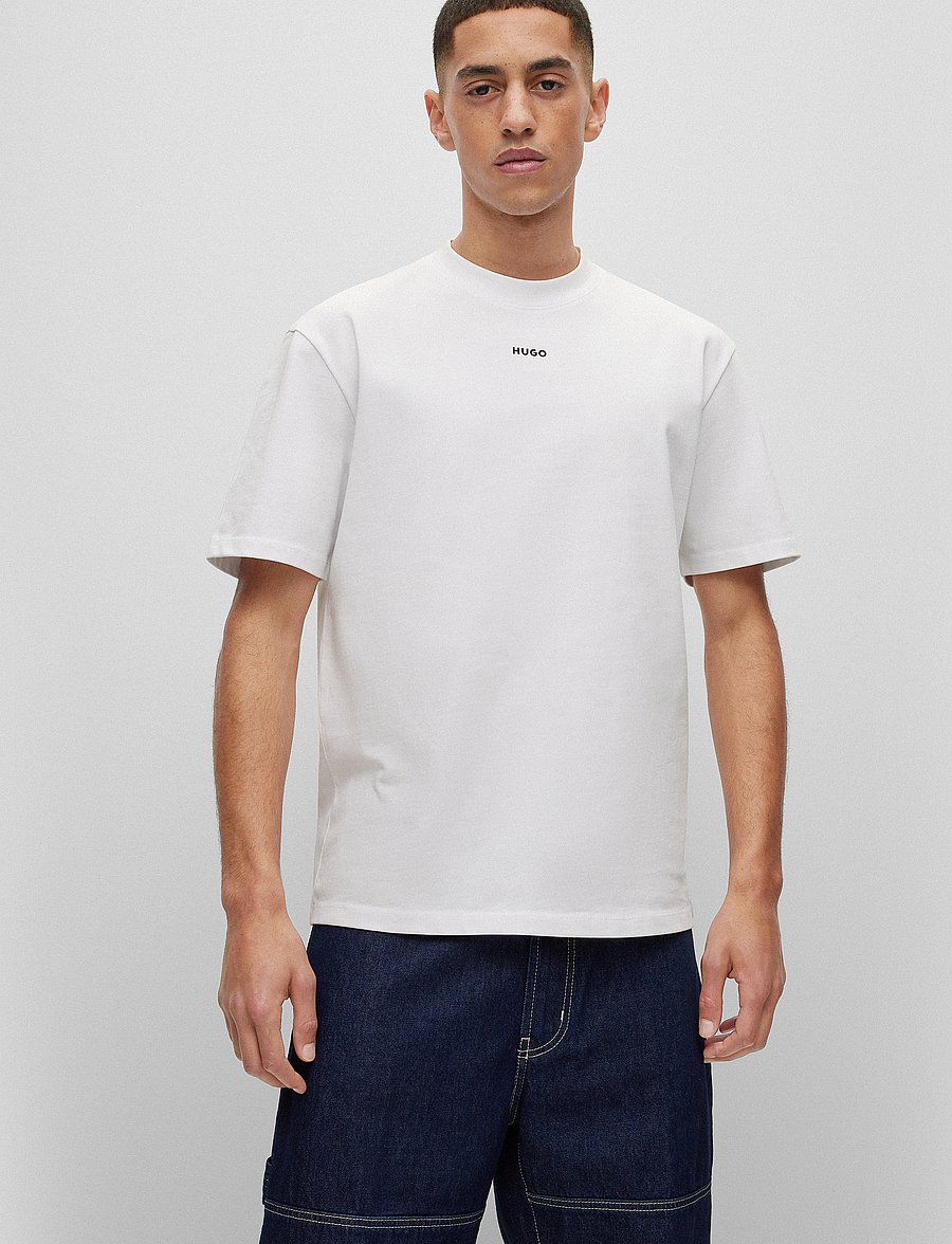 HUGO - Dapolino - kurzärmelige t-shirts - white - 0