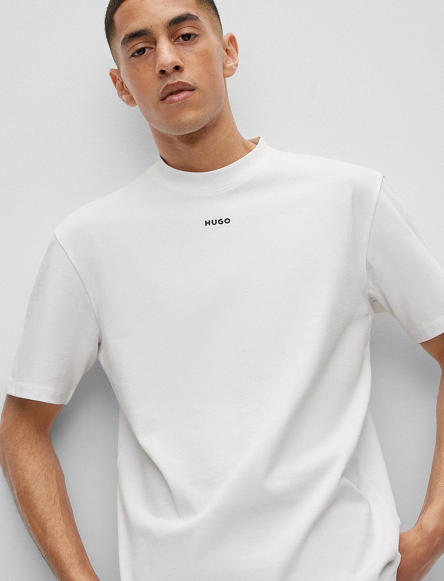 HUGO - Dapolino - kurzärmelige t-shirts - white - 3