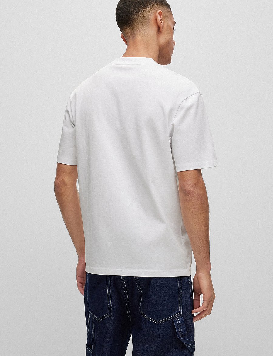 HUGO - Dapolino - kurzärmelige t-shirts - white - 5