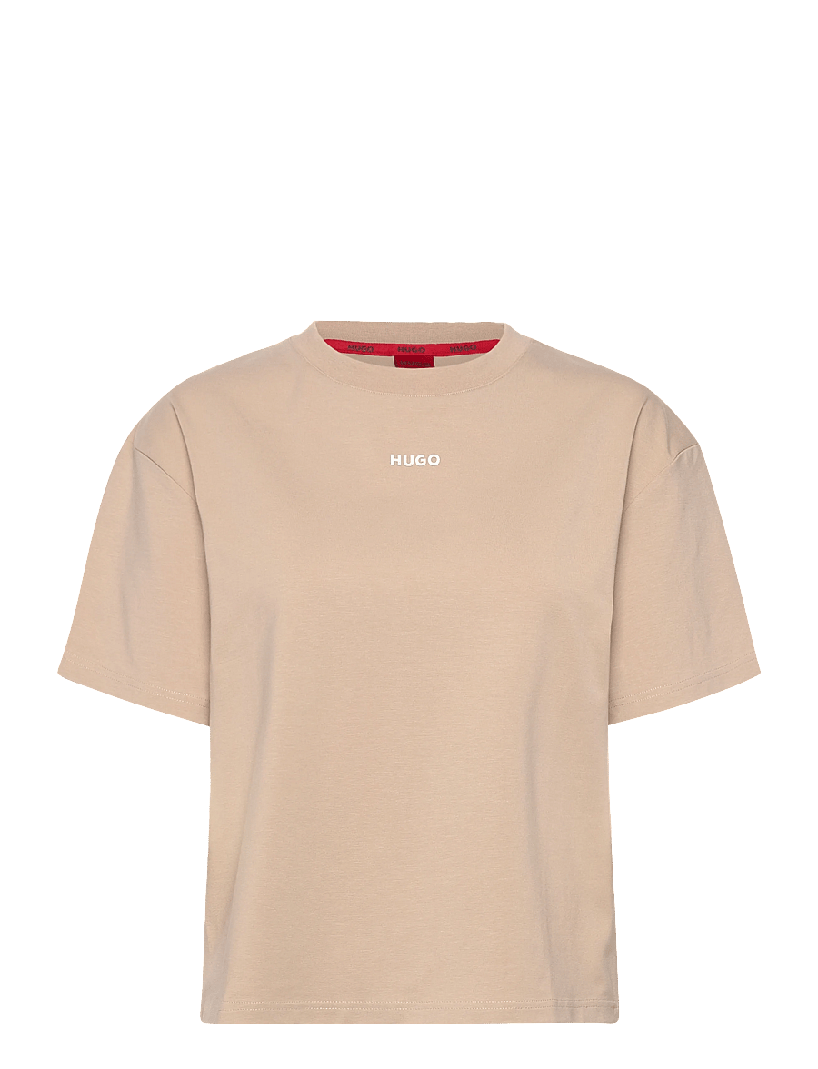 HUGO - SHUFFLE_T-SHIRT - t-shirts - light beige - 0