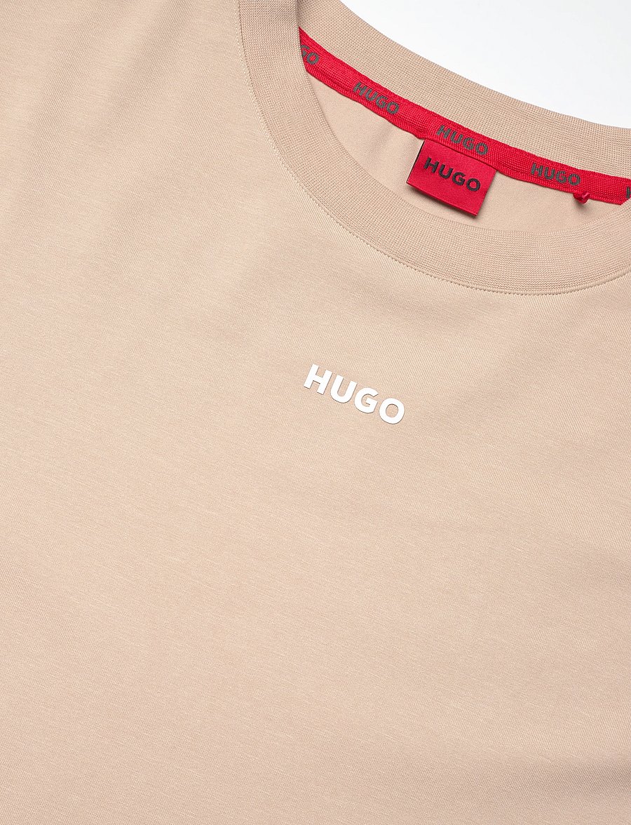 HUGO - SHUFFLE_T-SHIRT - t-shirts - light beige - 2