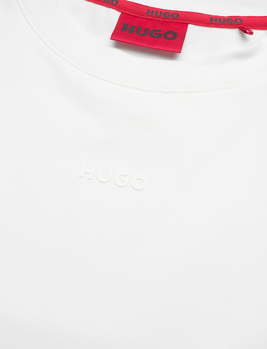 HUGO - SHUFFLE_T-SHIRT - t-särgid - natural - 2