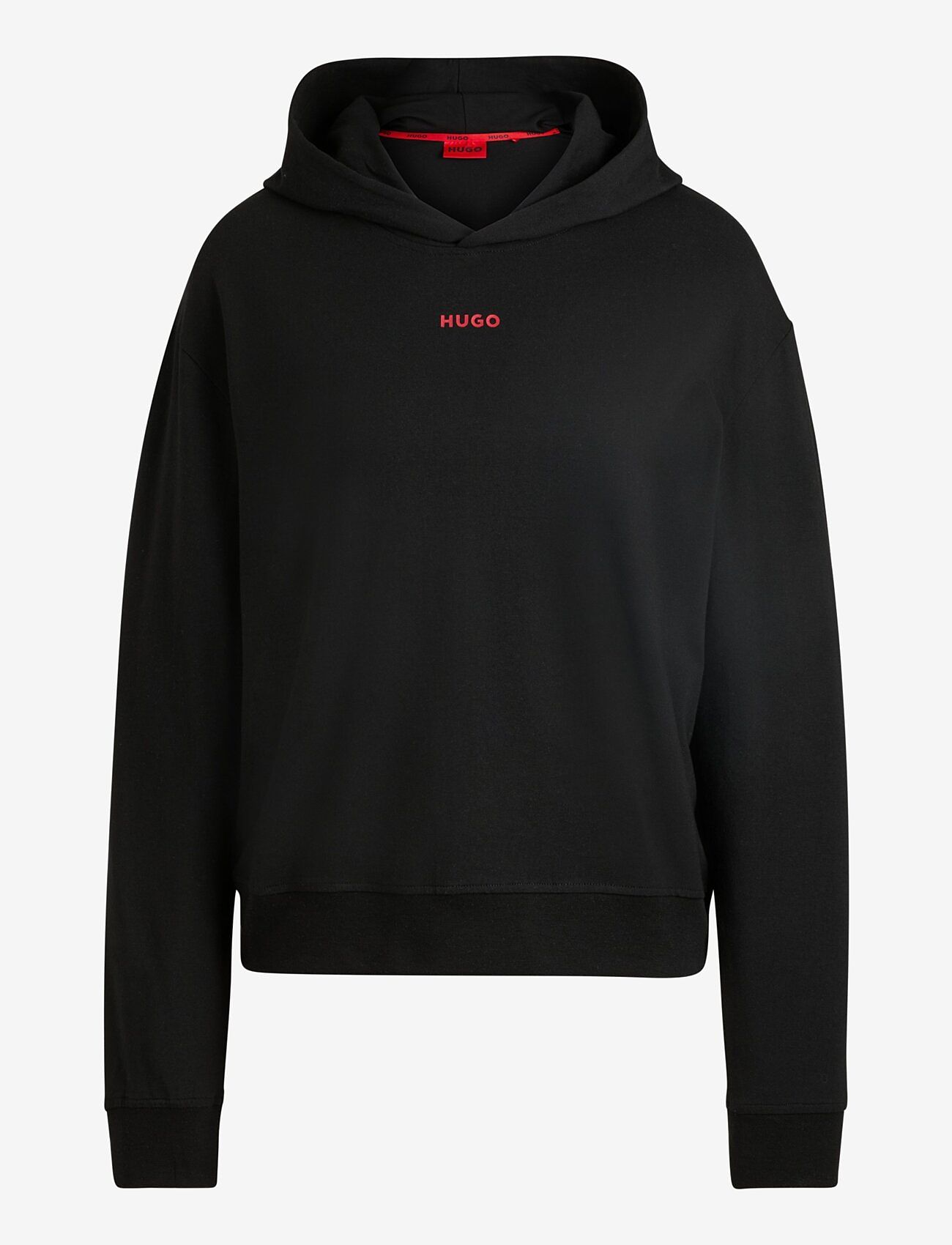HUGO - SHUFFLE_HOODIE - hættetrøjer - black - 0