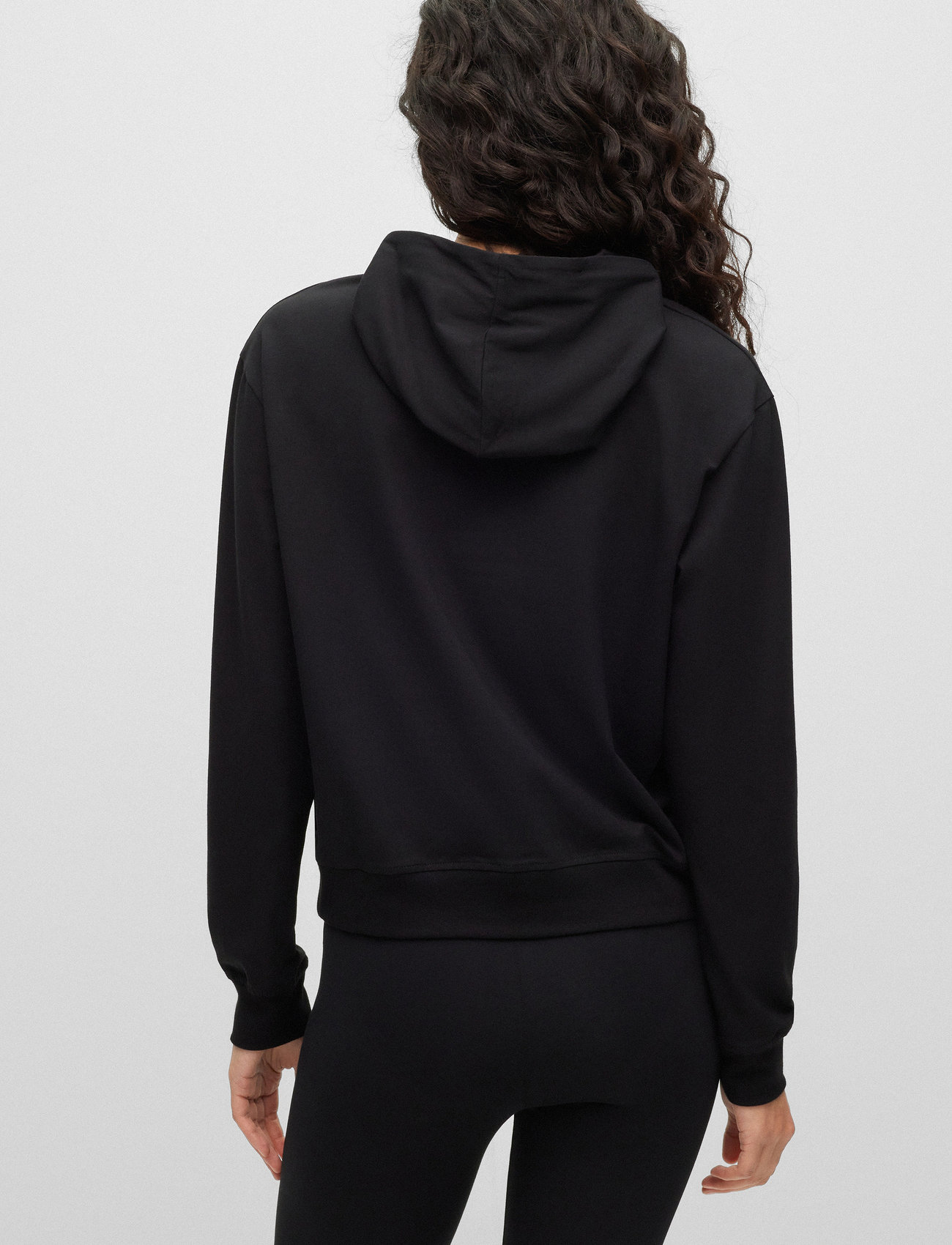 HUGO - SHUFFLE_HOODIE - hættetrøjer - black - 2