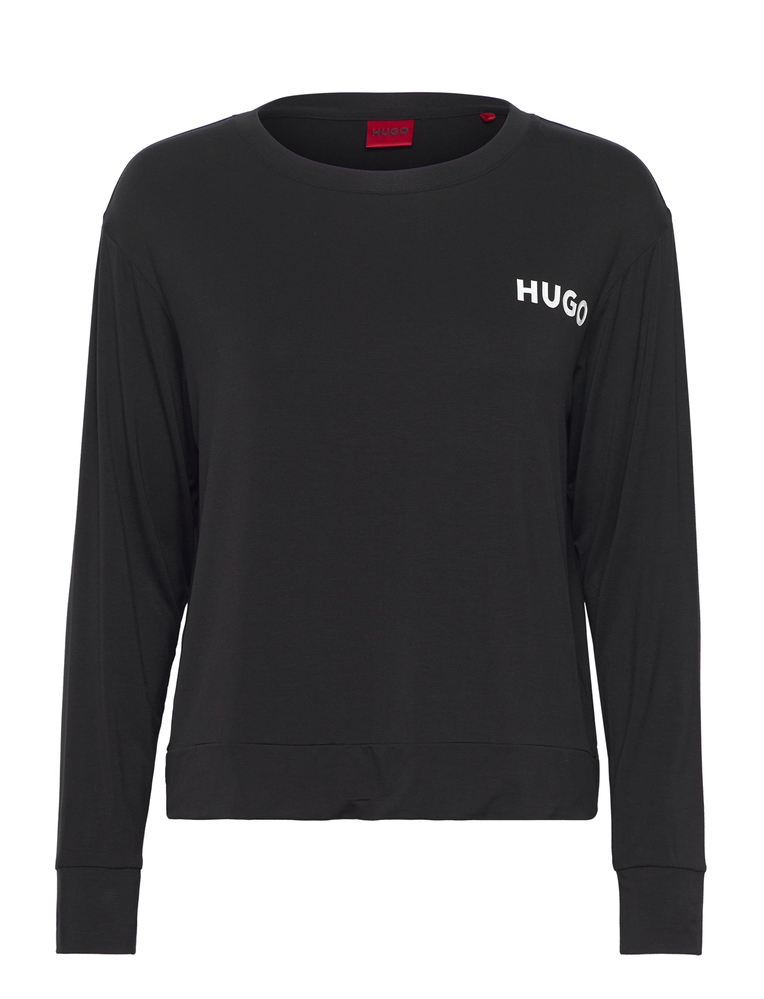 HUGO Unite_Ls-Shirt, M, Black, Nat- Og Loungewear > Toppe, Dame