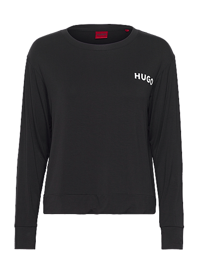 HUGO UNITE_LS-SHIRT - Long-sleeved tops - BLACK / black