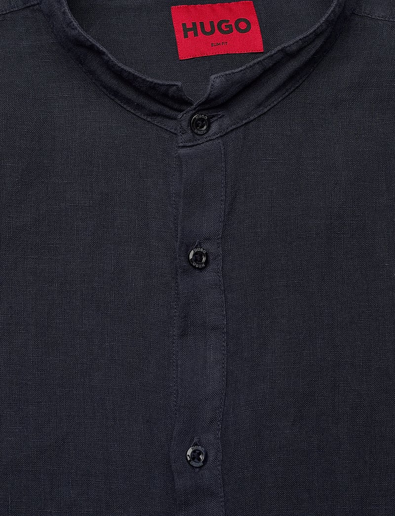 HUGO - Elvory - leinenhemden - dark blue - 5