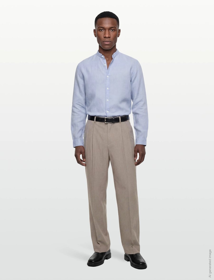 HUGO - Elvory - leinenhemden - light/pastel blue - 0