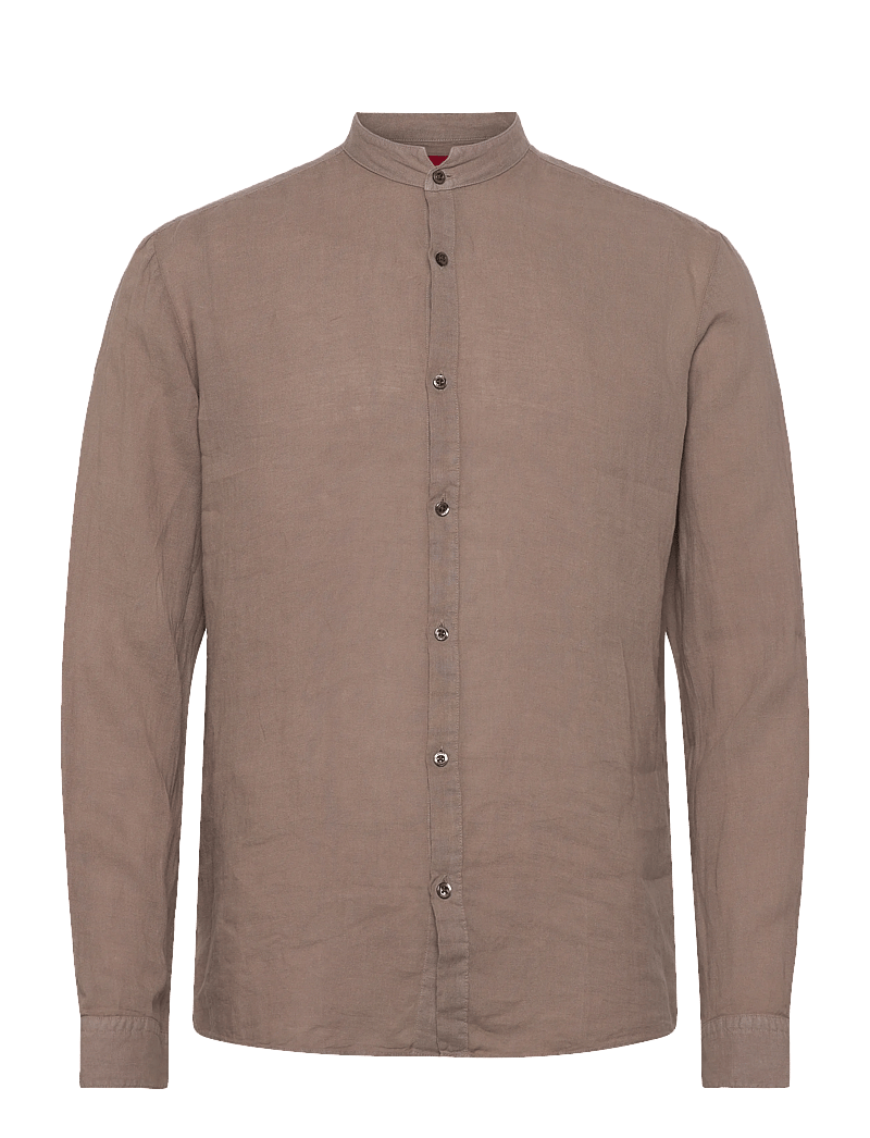 HUGO - Elvory - leinenhemden - light/pastel brown - 1