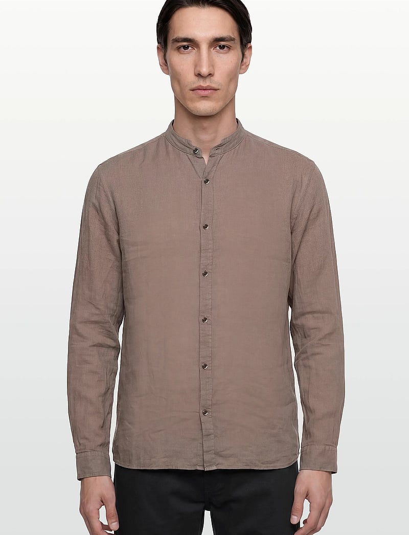 HUGO - Elvory - leinenhemden - light/pastel brown - 3