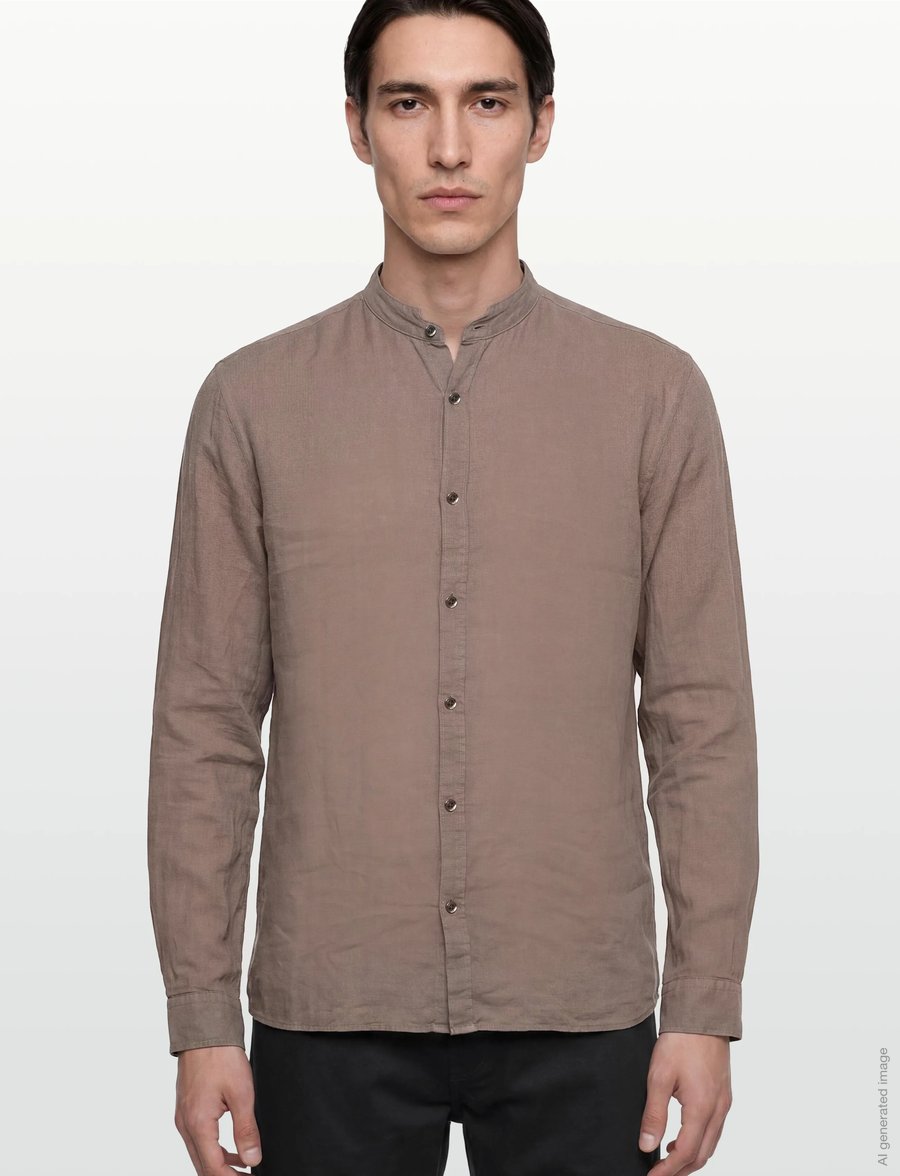 HUGO - Elvory - leinenhemden - light/pastel brown - 3