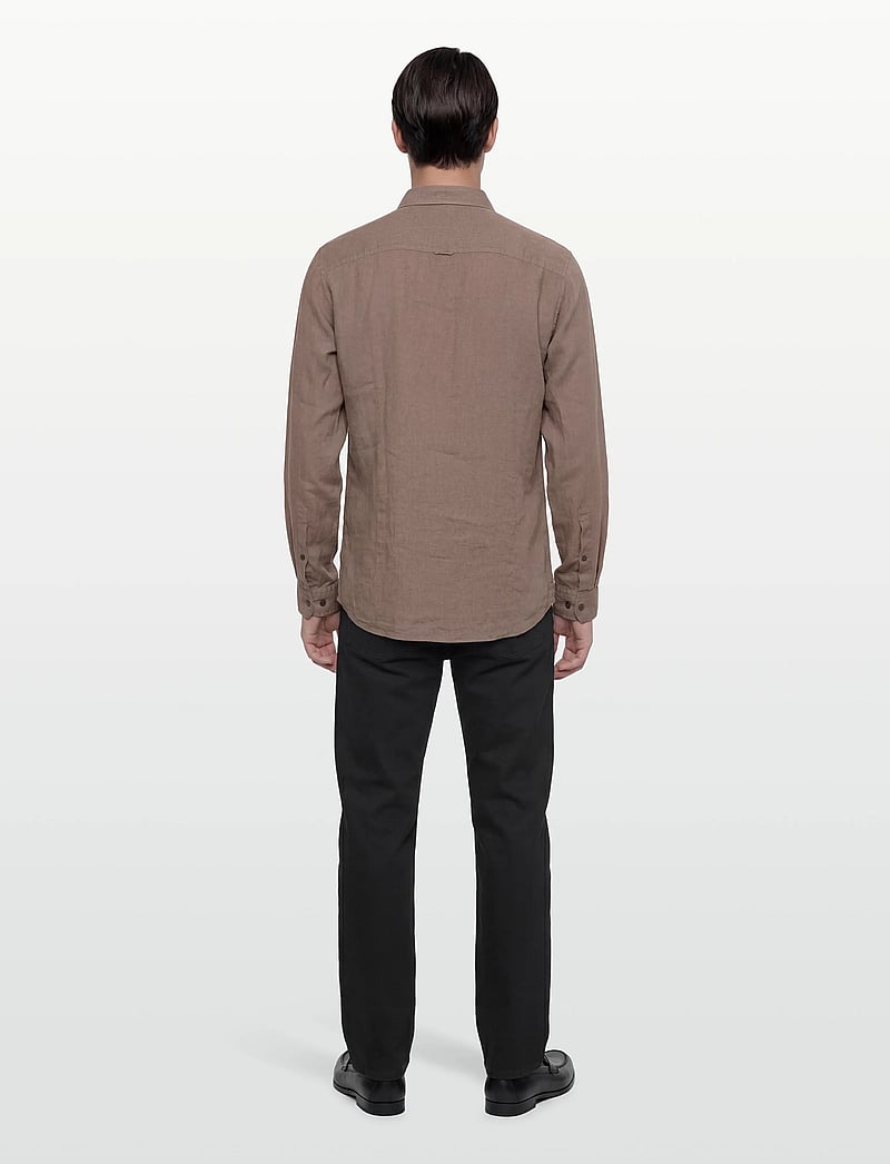 HUGO - Elvory - leinenhemden - light/pastel brown - 4