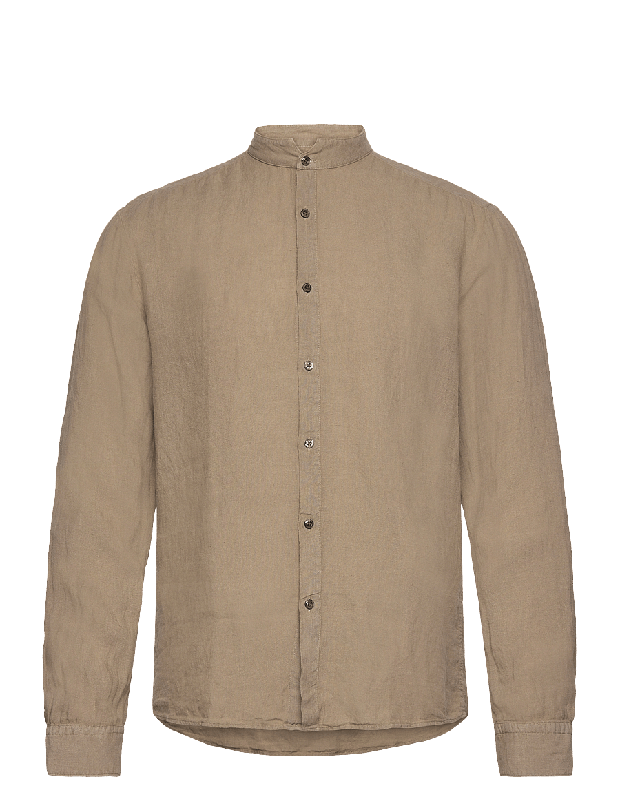 HUGO - Elvory - leinenhemden - medium brown - 0