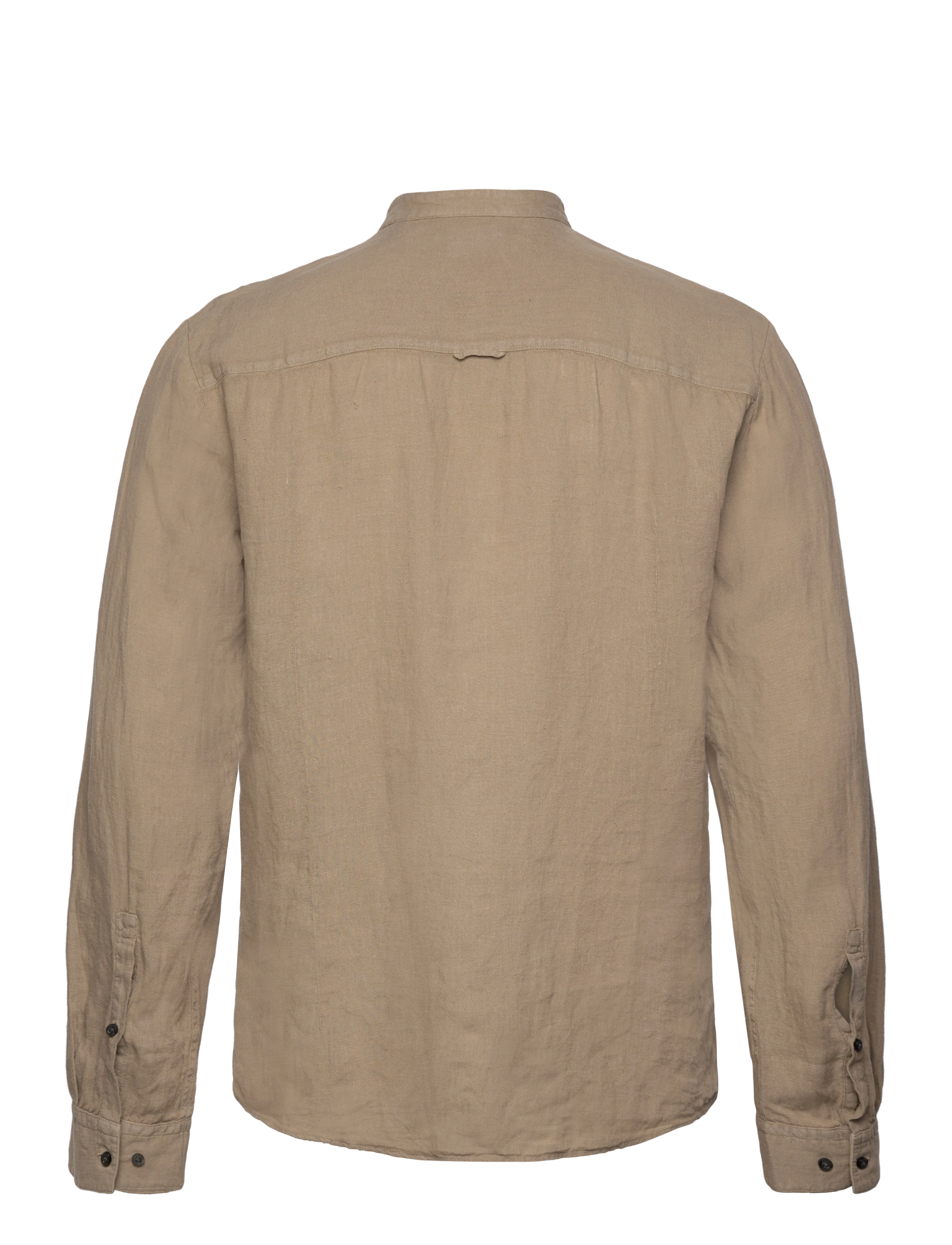 HUGO - Elvory - linen shirts - medium brown - 1
