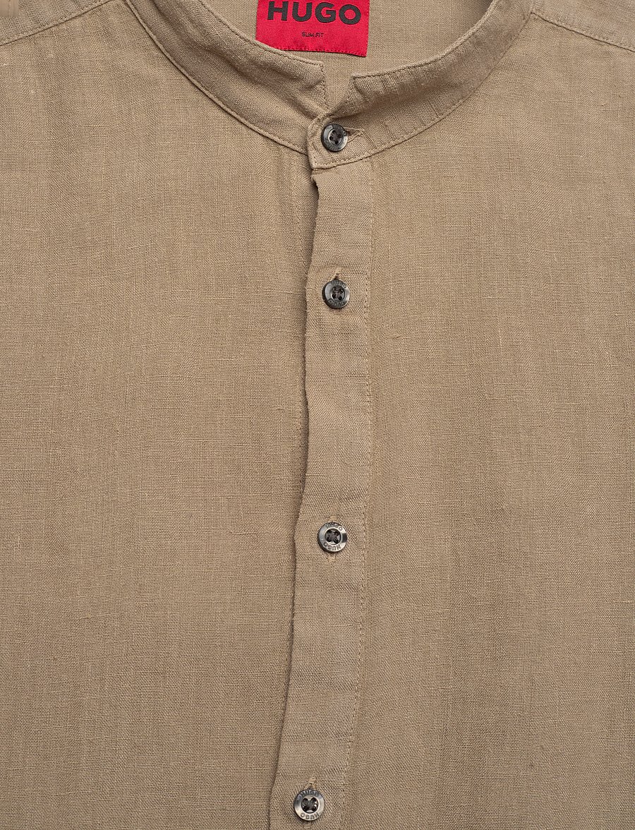 HUGO - Elvory - leinenhemden - medium brown - 2