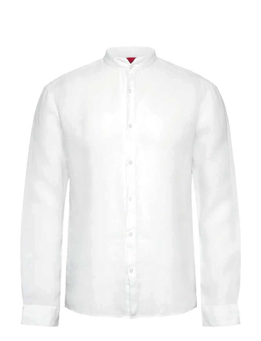 HUGO - Elvory - leinenhemden - open white - 1