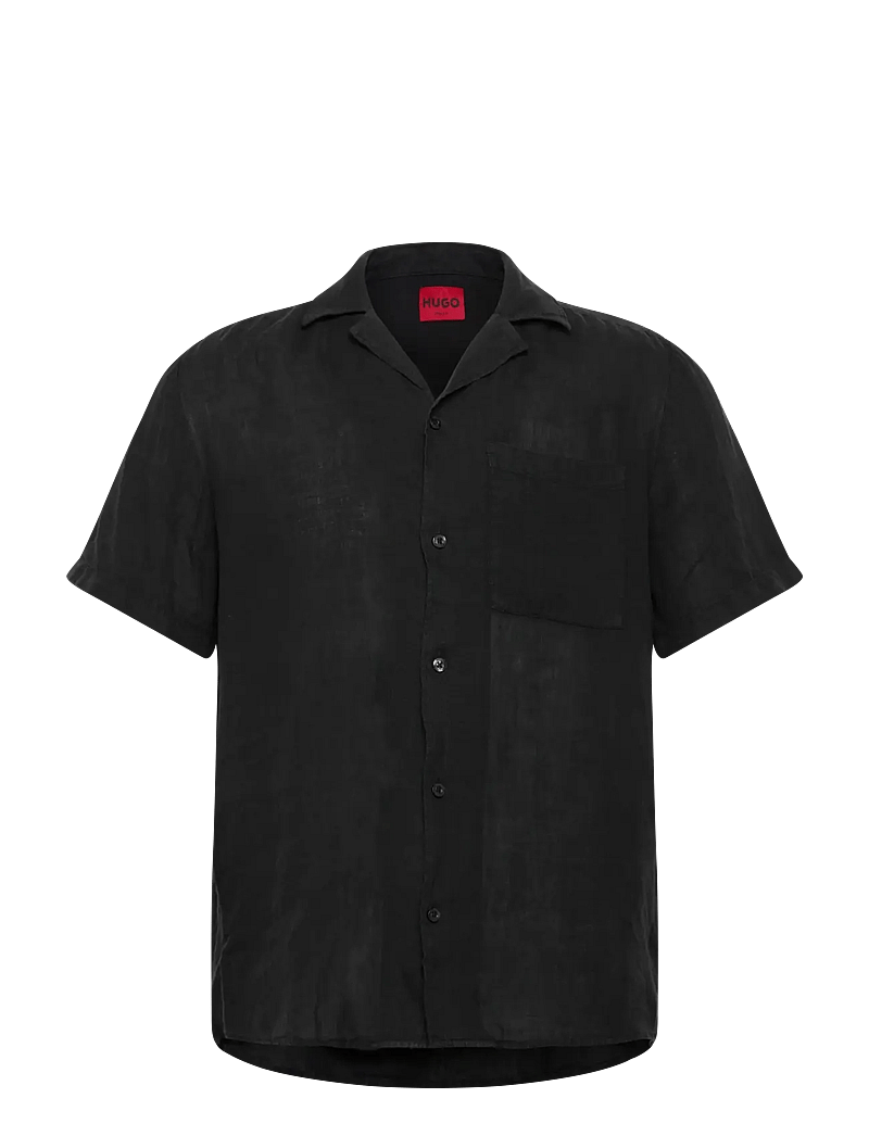 HUGO - Ellino - hørskjorter - black - 0