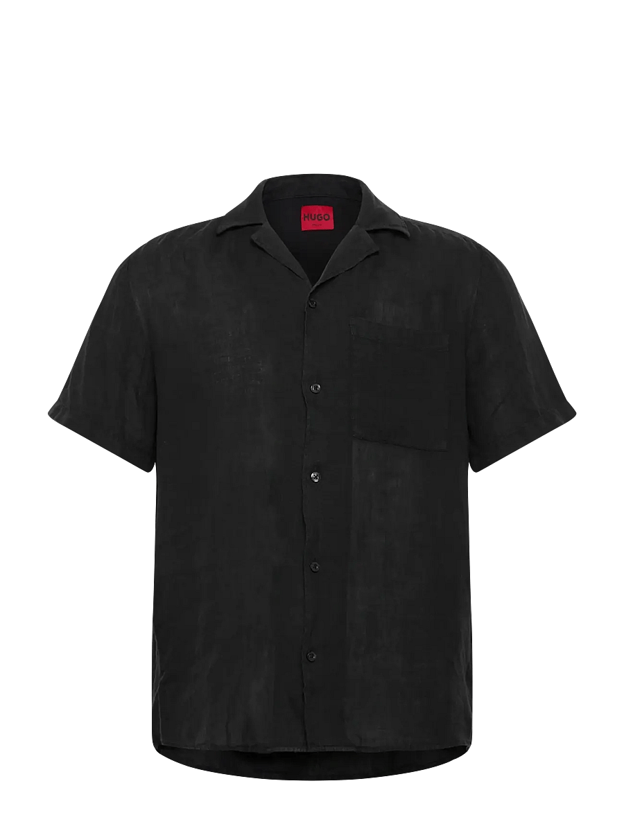 HUGO - Ellino - hørskjorter - black - 0