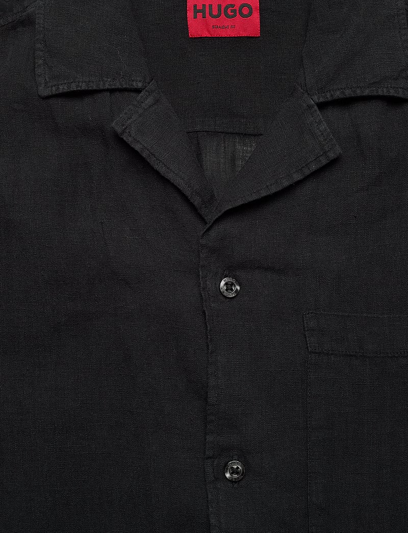 HUGO - Ellino - hørskjorter - black - 2