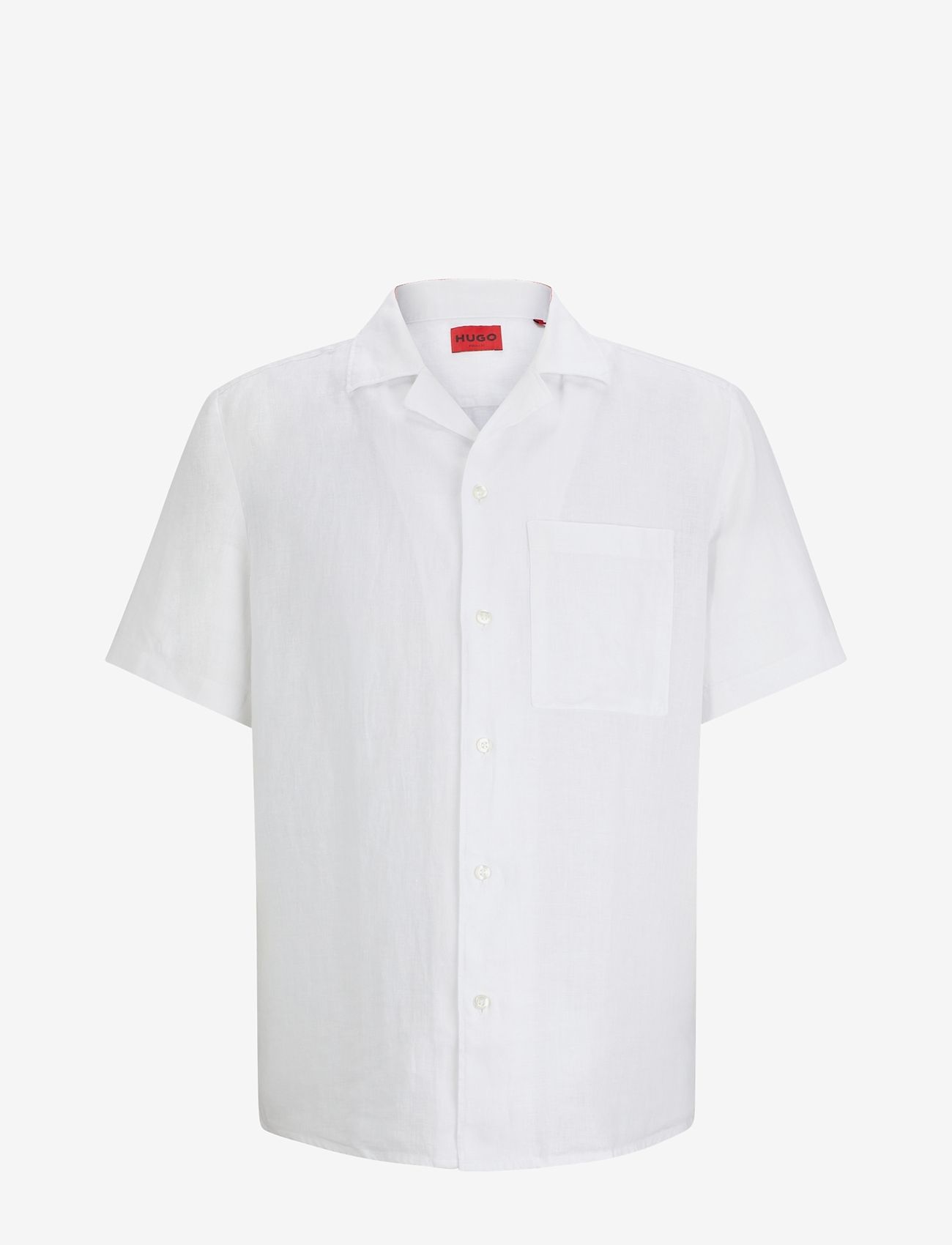 HUGO - Ellino - linasest riidest särgid - open white - 0