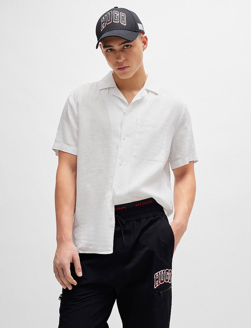 HUGO - Ellino - leinenhemden - open white - 0