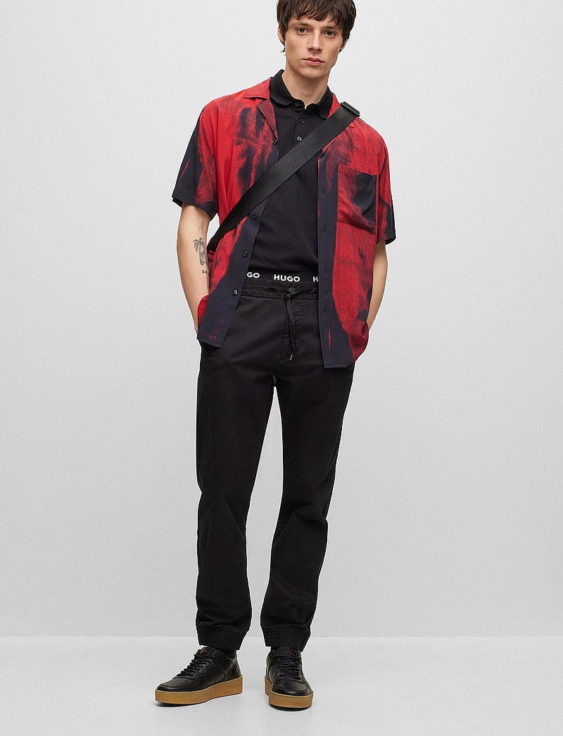 HUGO - Dereso232 - kortärmade pikéer - black - 0