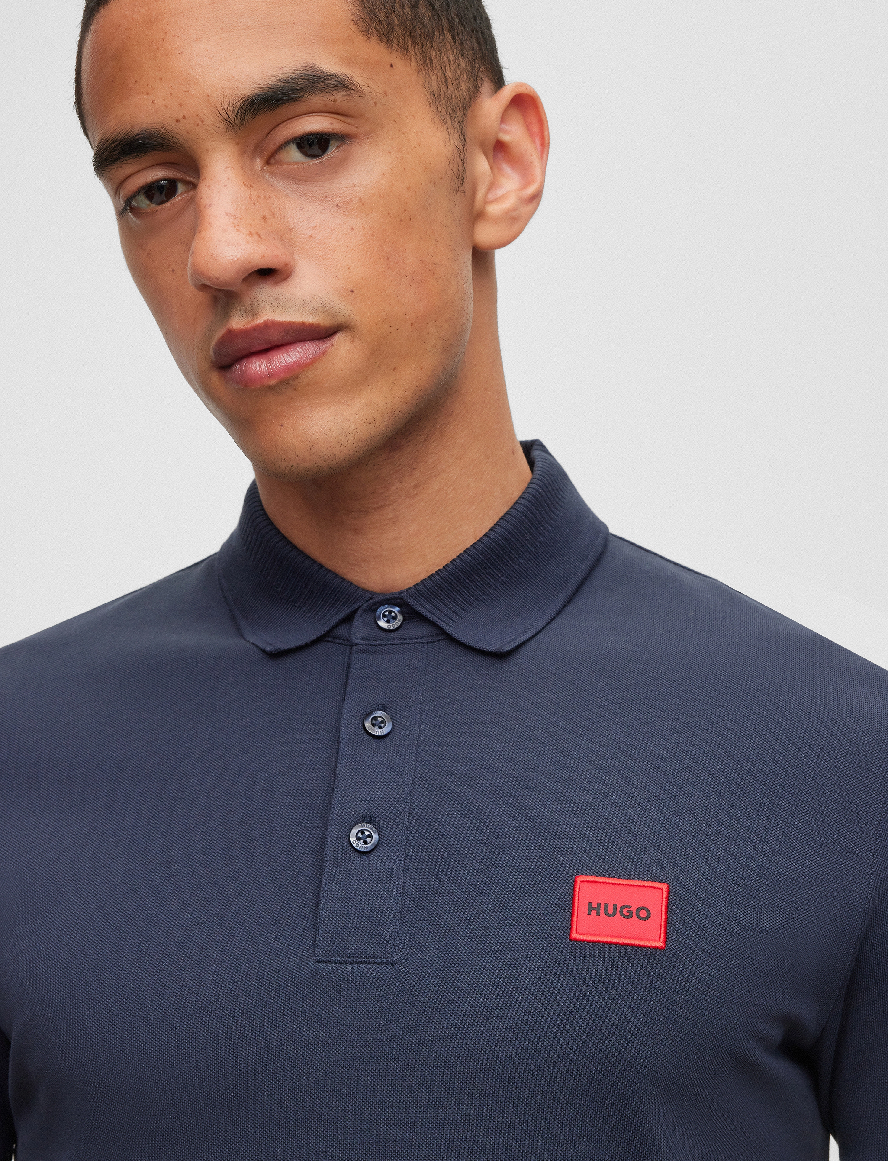 HUGO - Dereso232 - korte mouwen - dark blue - 2
