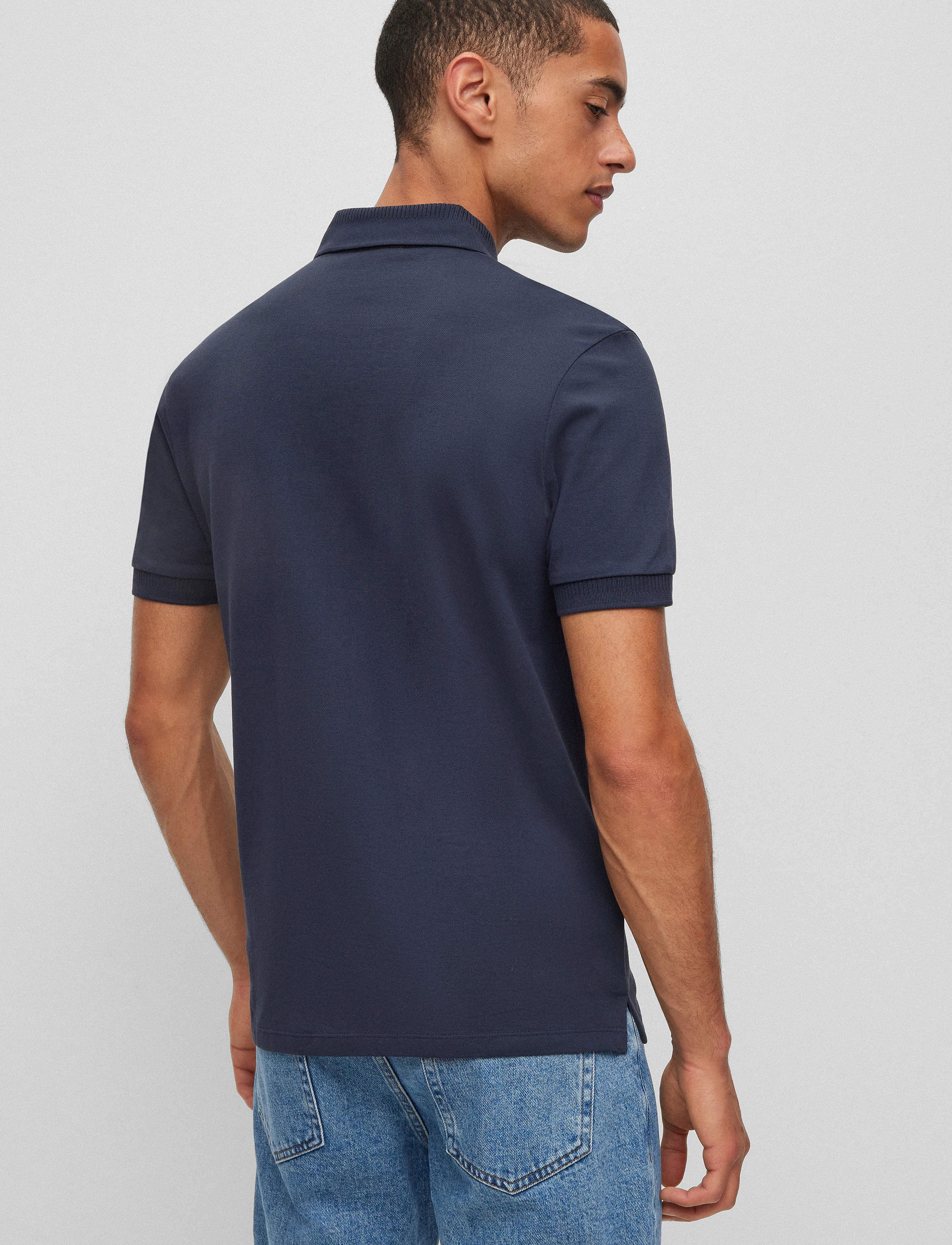 HUGO - Dereso232 - korte mouwen - dark blue - 3